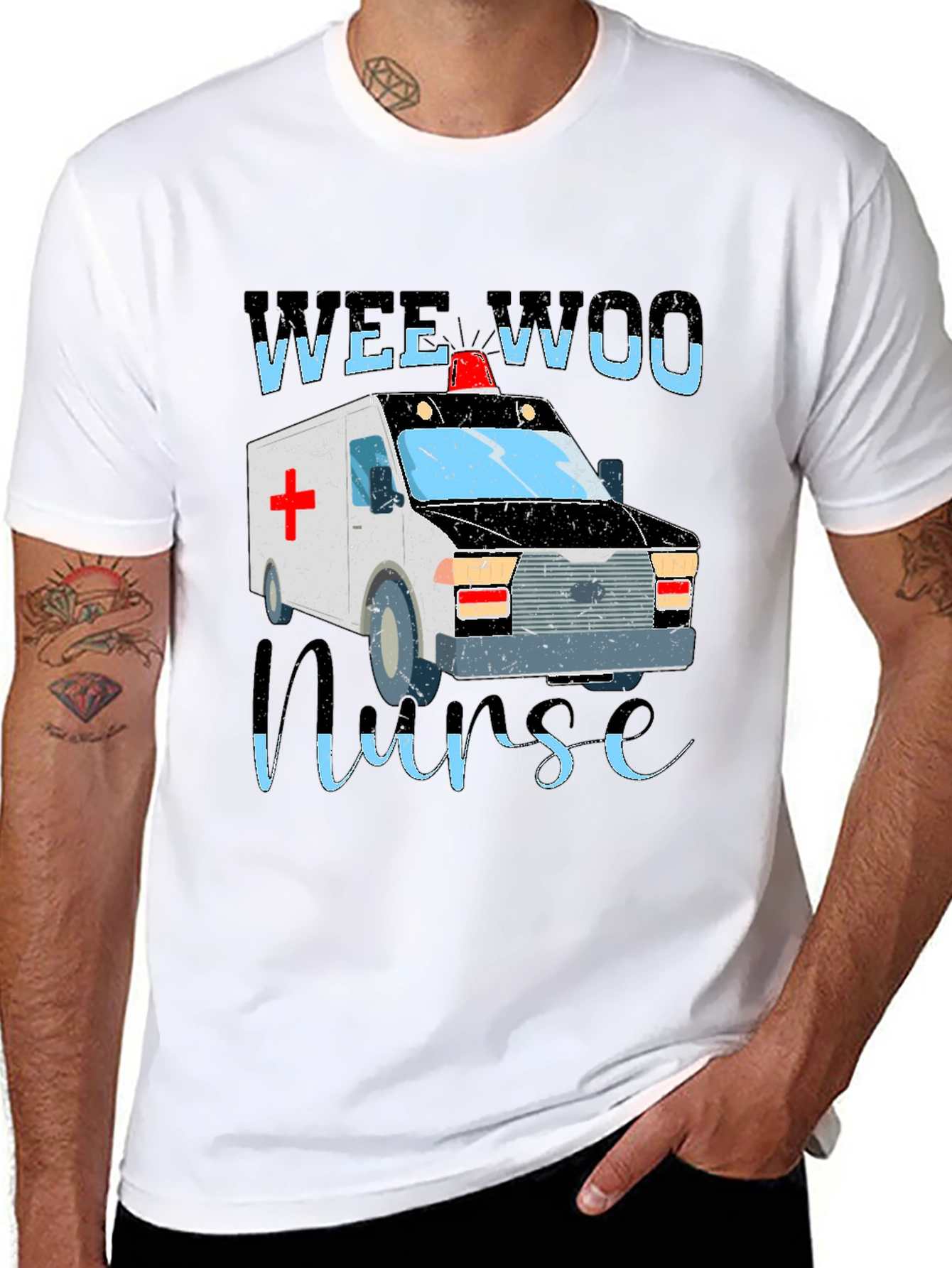 Wee Woo Nurse Graphic Tee - 8