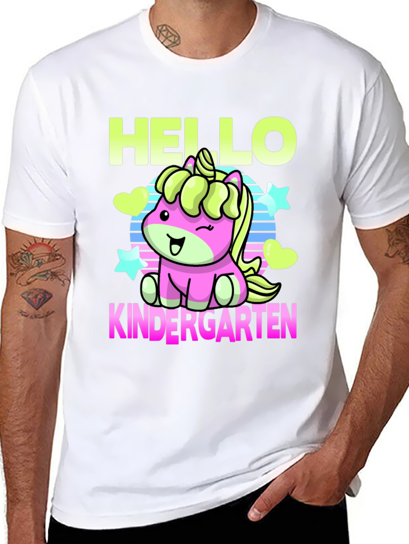 Hello Kindergarten Unicorn T-Shirt - 8