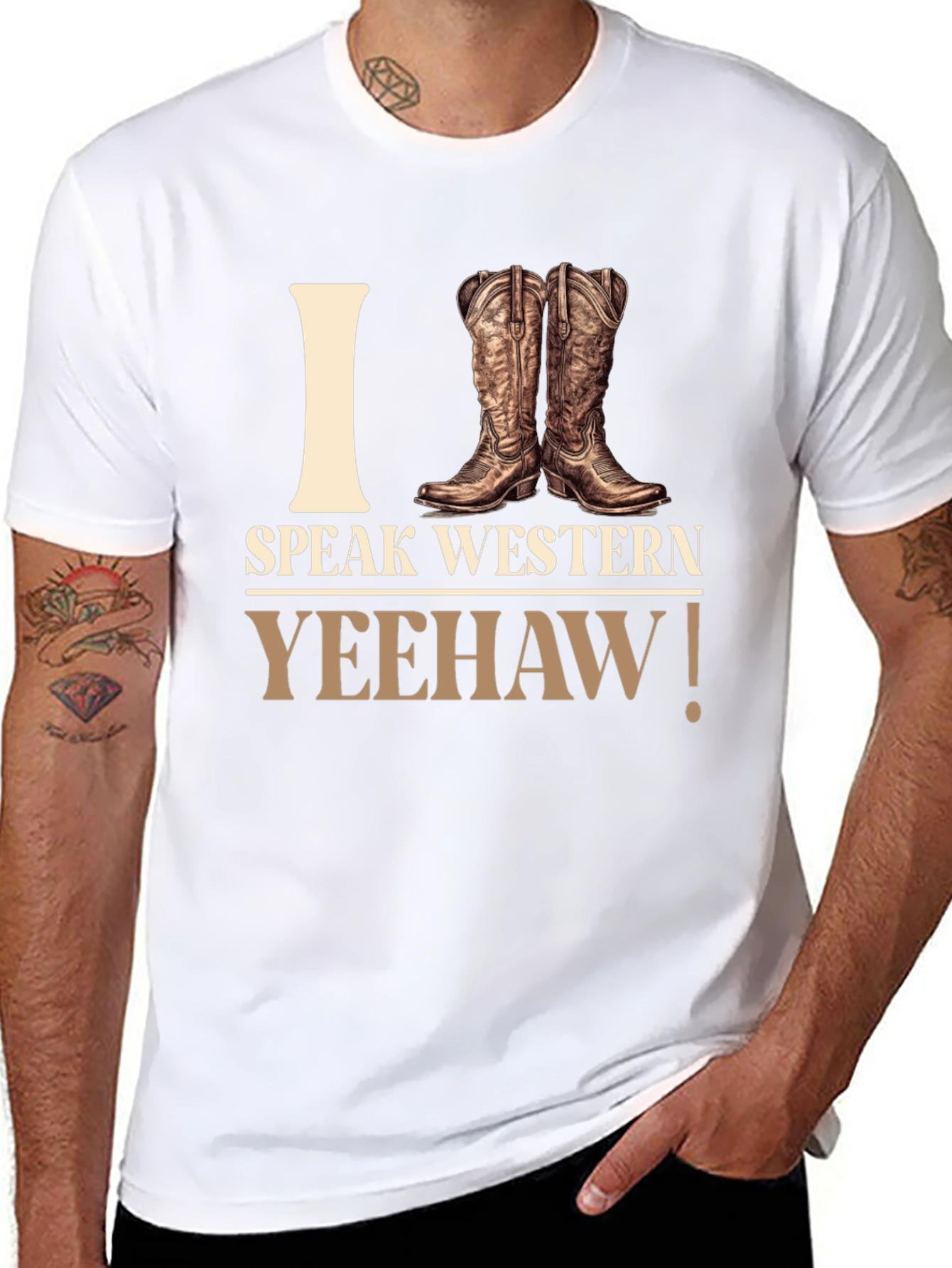 Black Western Yeehaw Graphic Tee view 8