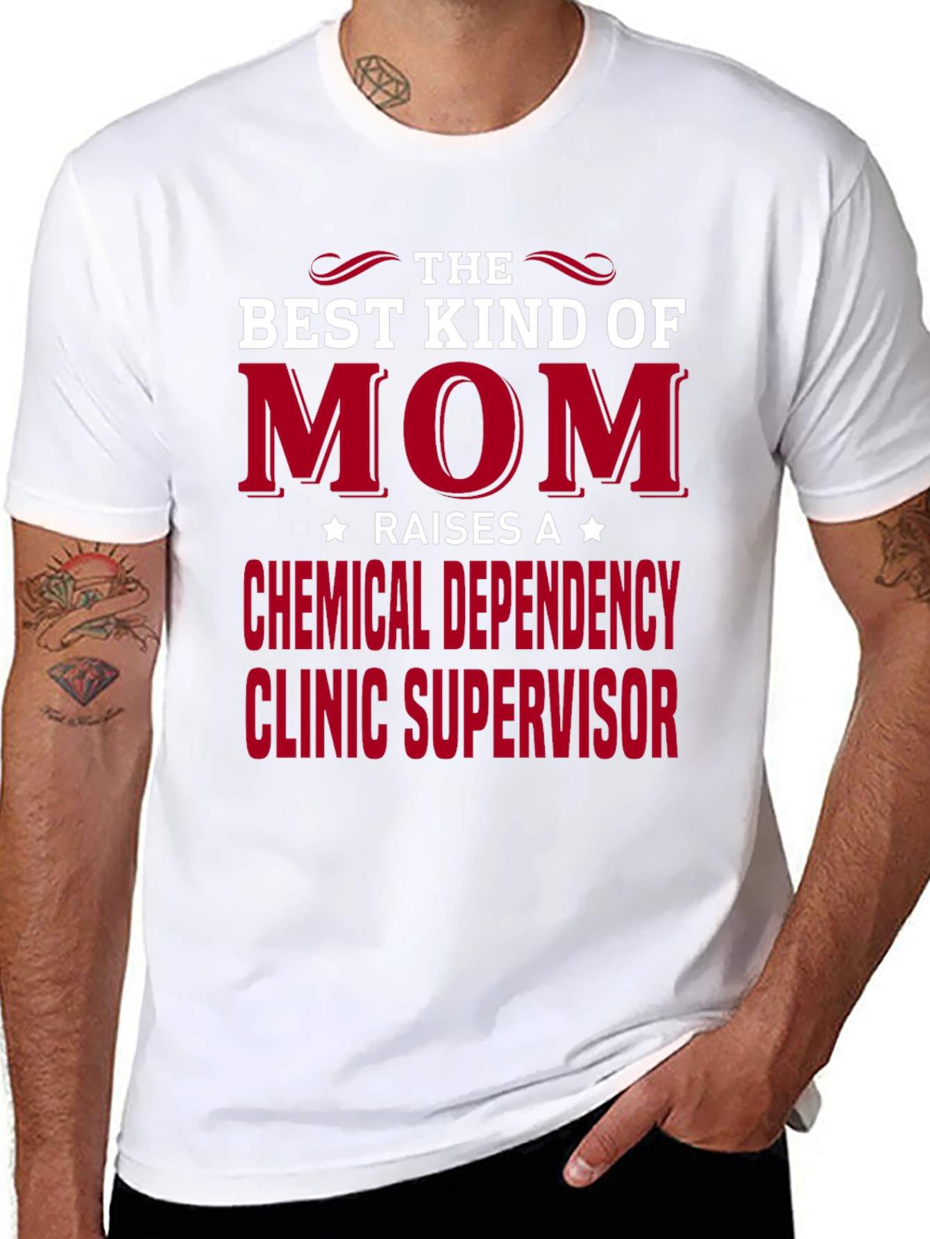 Black Best Kind of Mom T-Shirt view 8