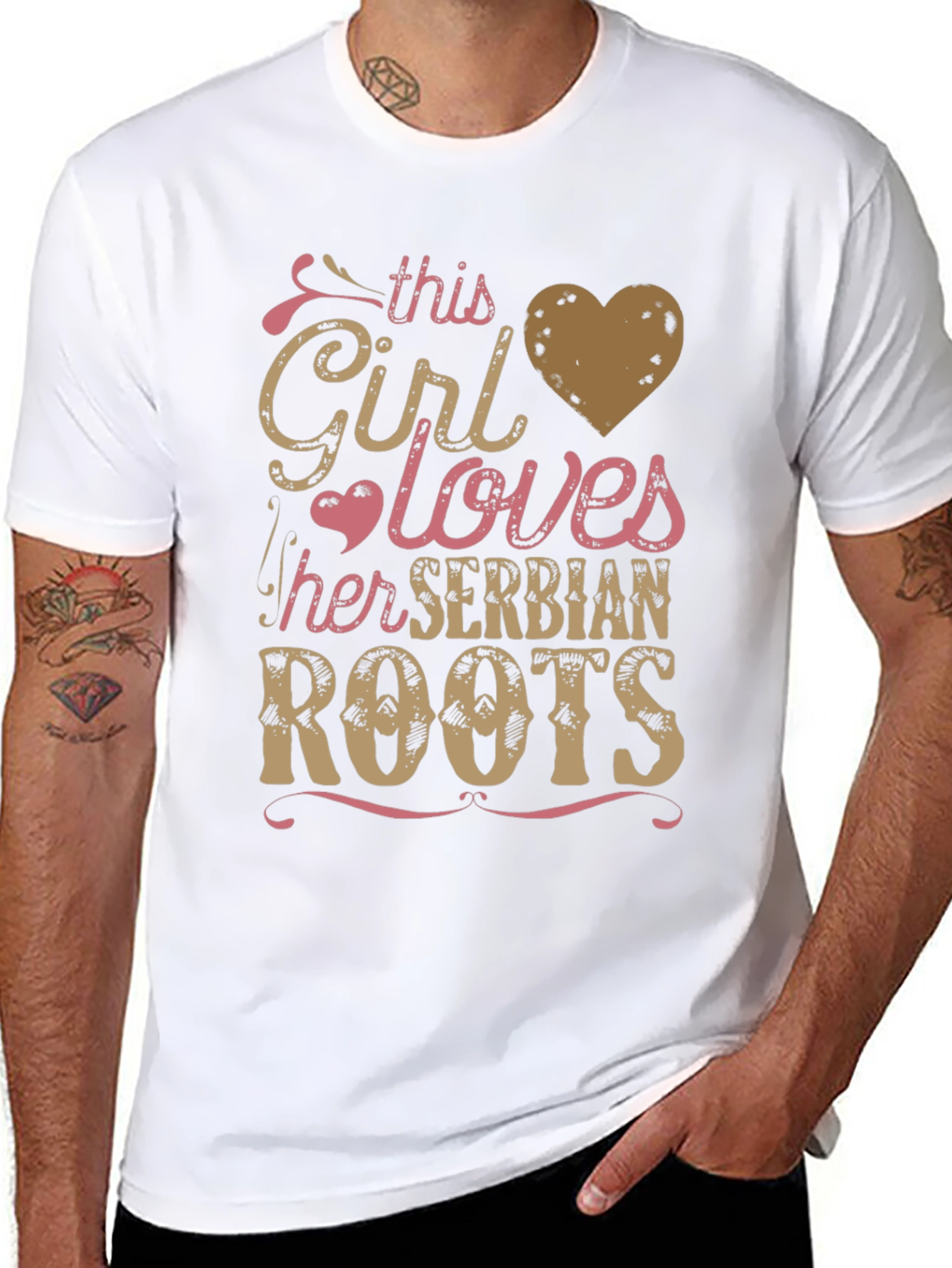 Serbian Roots Girl's T-Shirt - 8