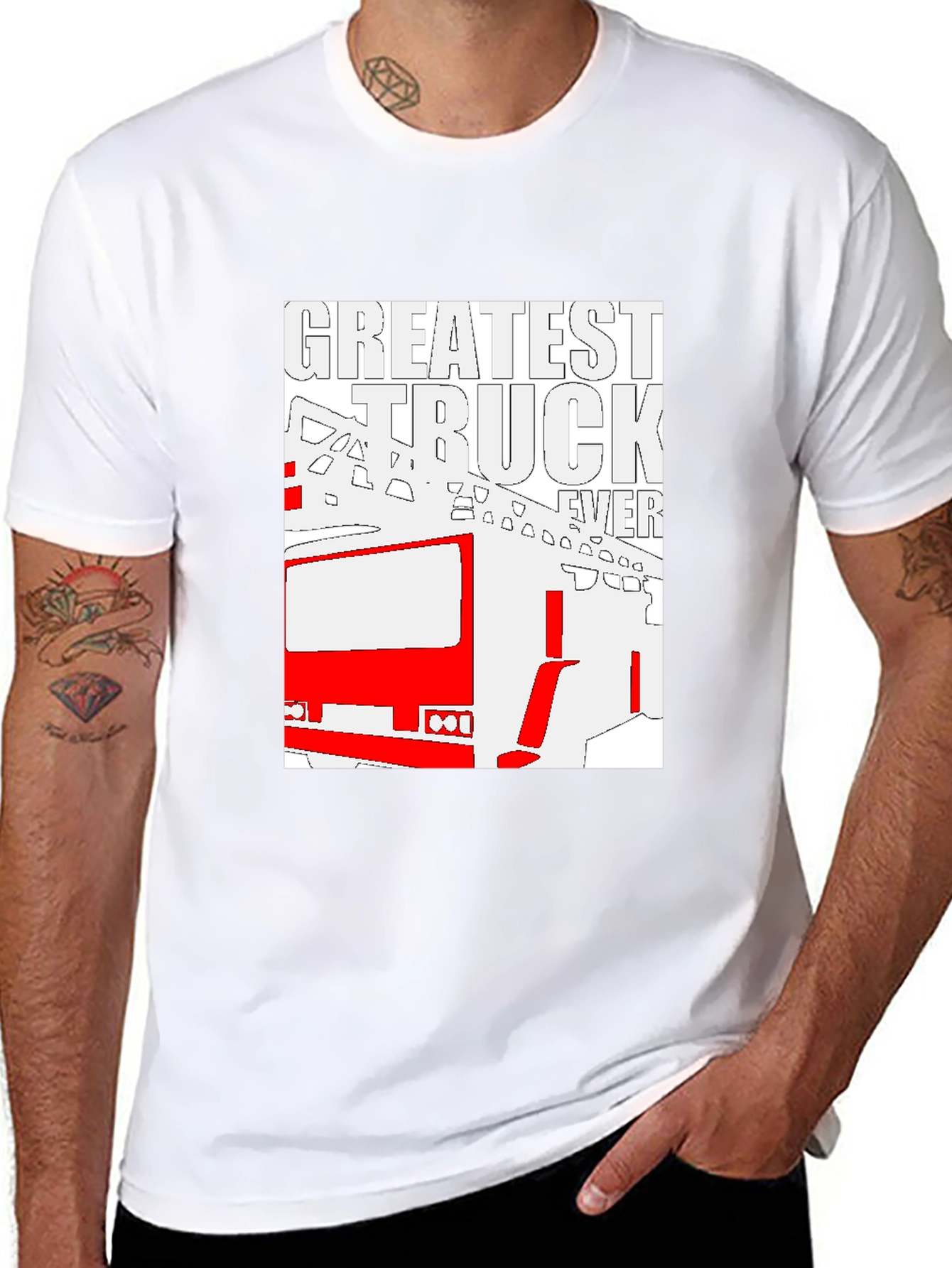 Greatest Truck Ever T-Shirt - Graphic Tee - 8