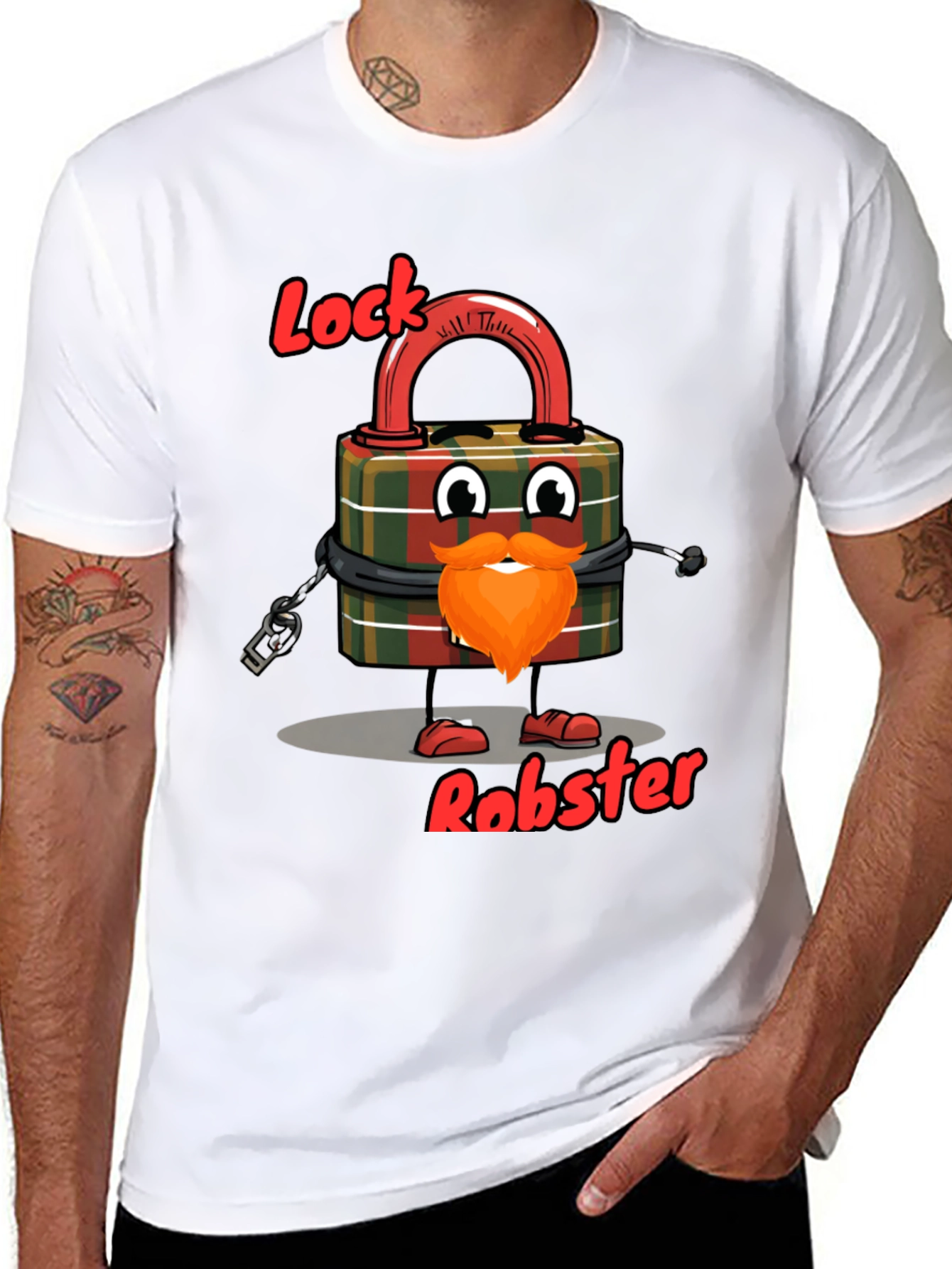 Black Lock Robster Graphic Tee view 8