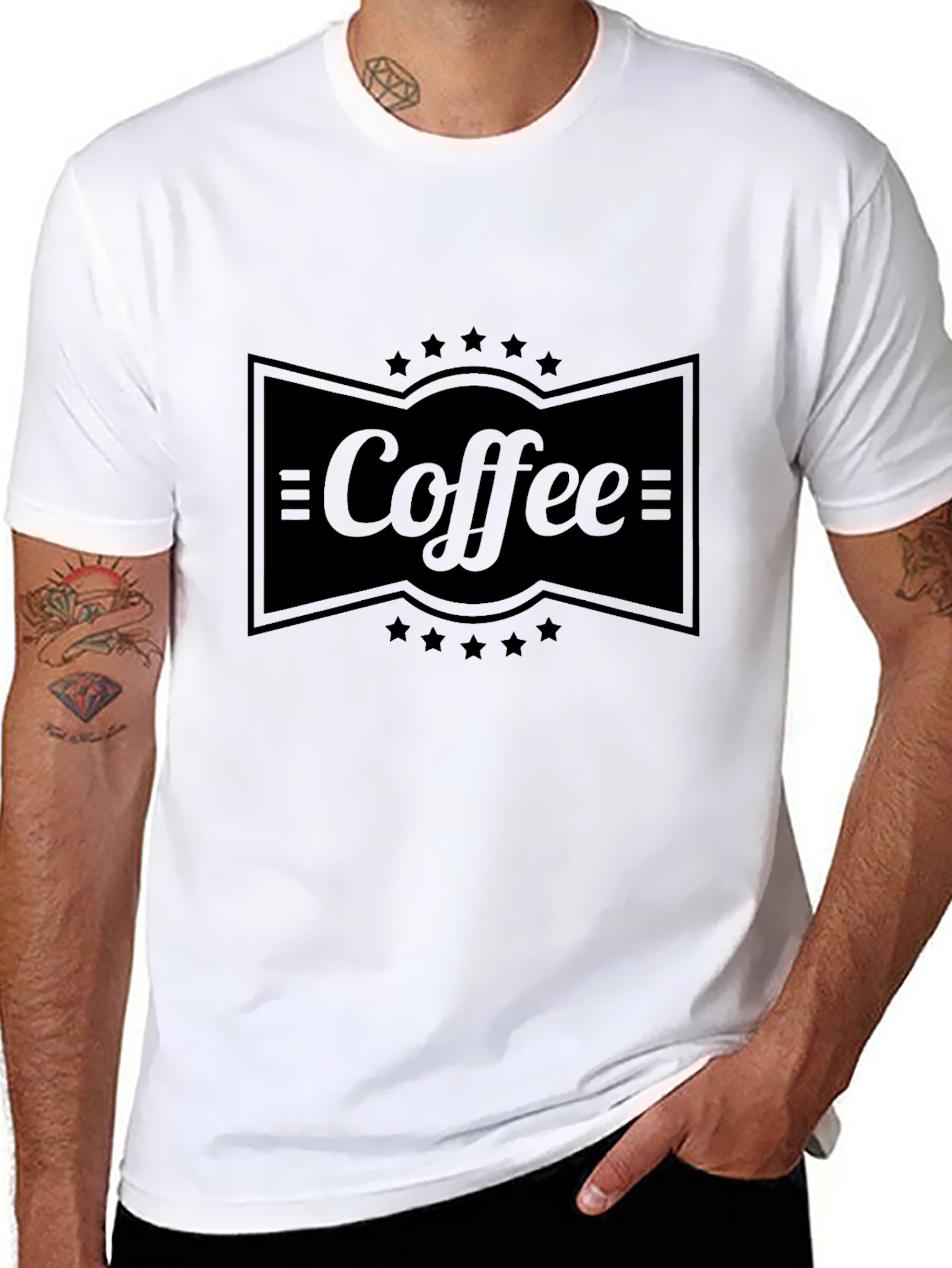 Black Coffee T-Shirt - Classic Black Tee view 8