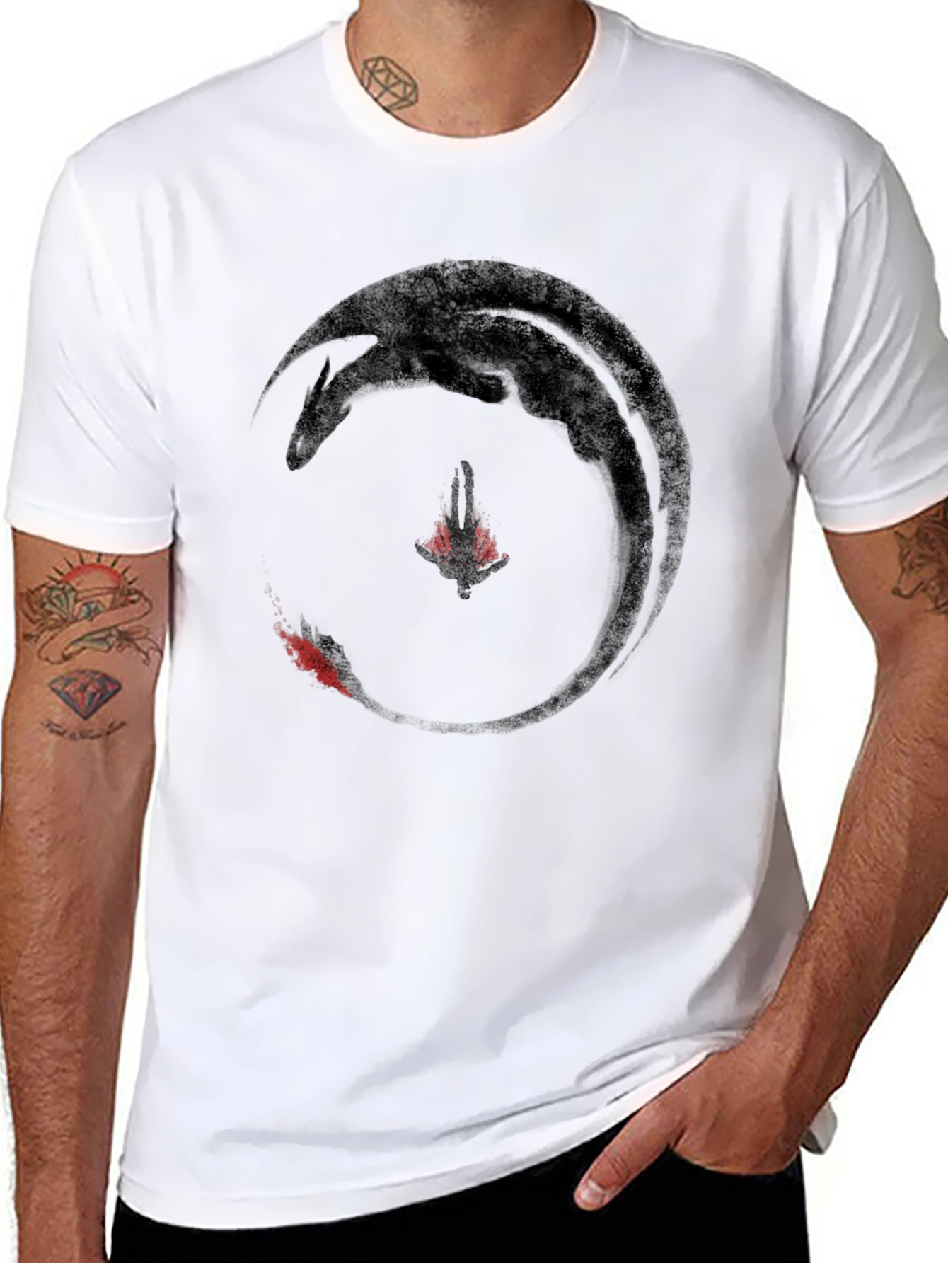 Black Toothless Dragon T-Shirt view 8