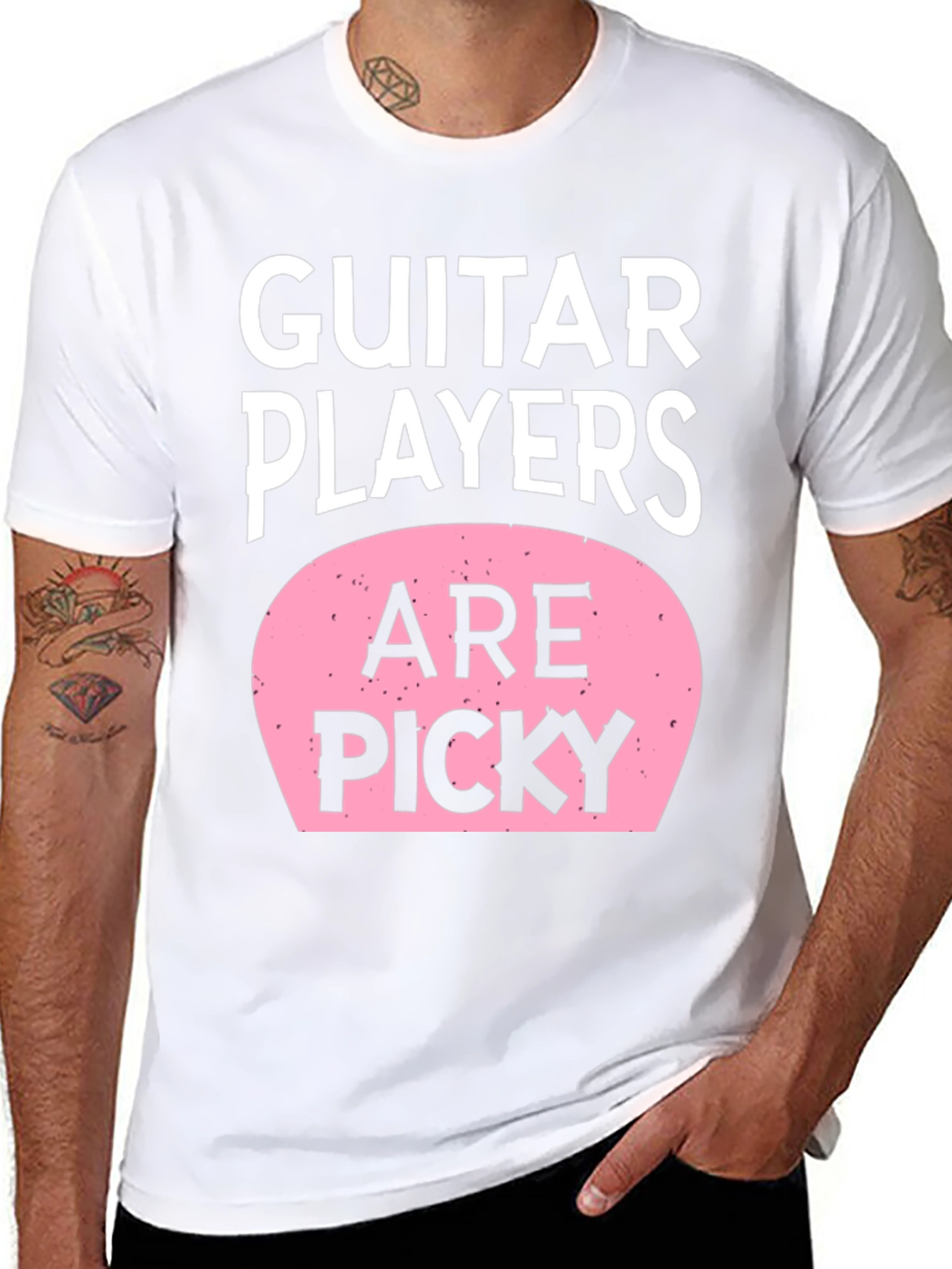 Black Guitar Players Are Picky T-Shirt view 8