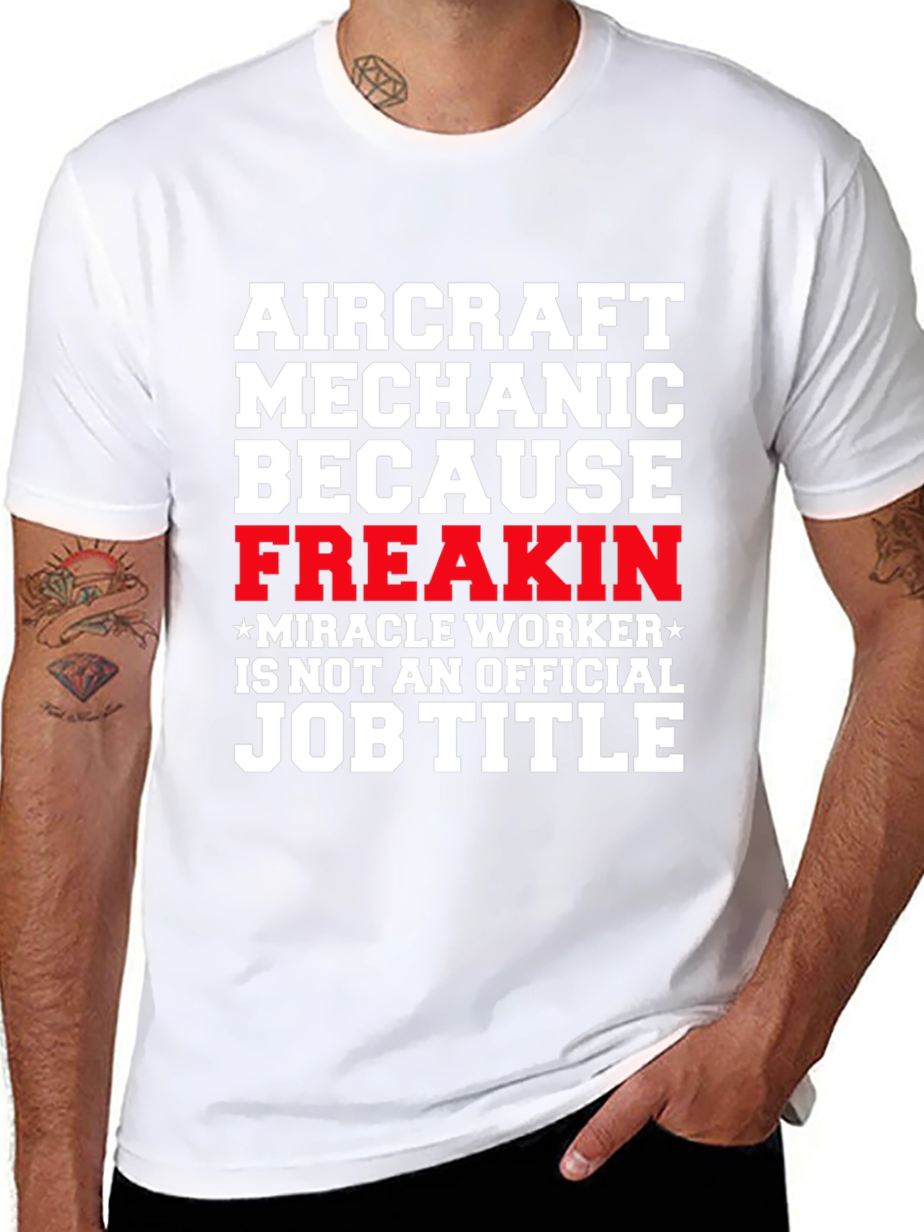 Aircraft Mechanic Funny Job Title T-Shirt - 8