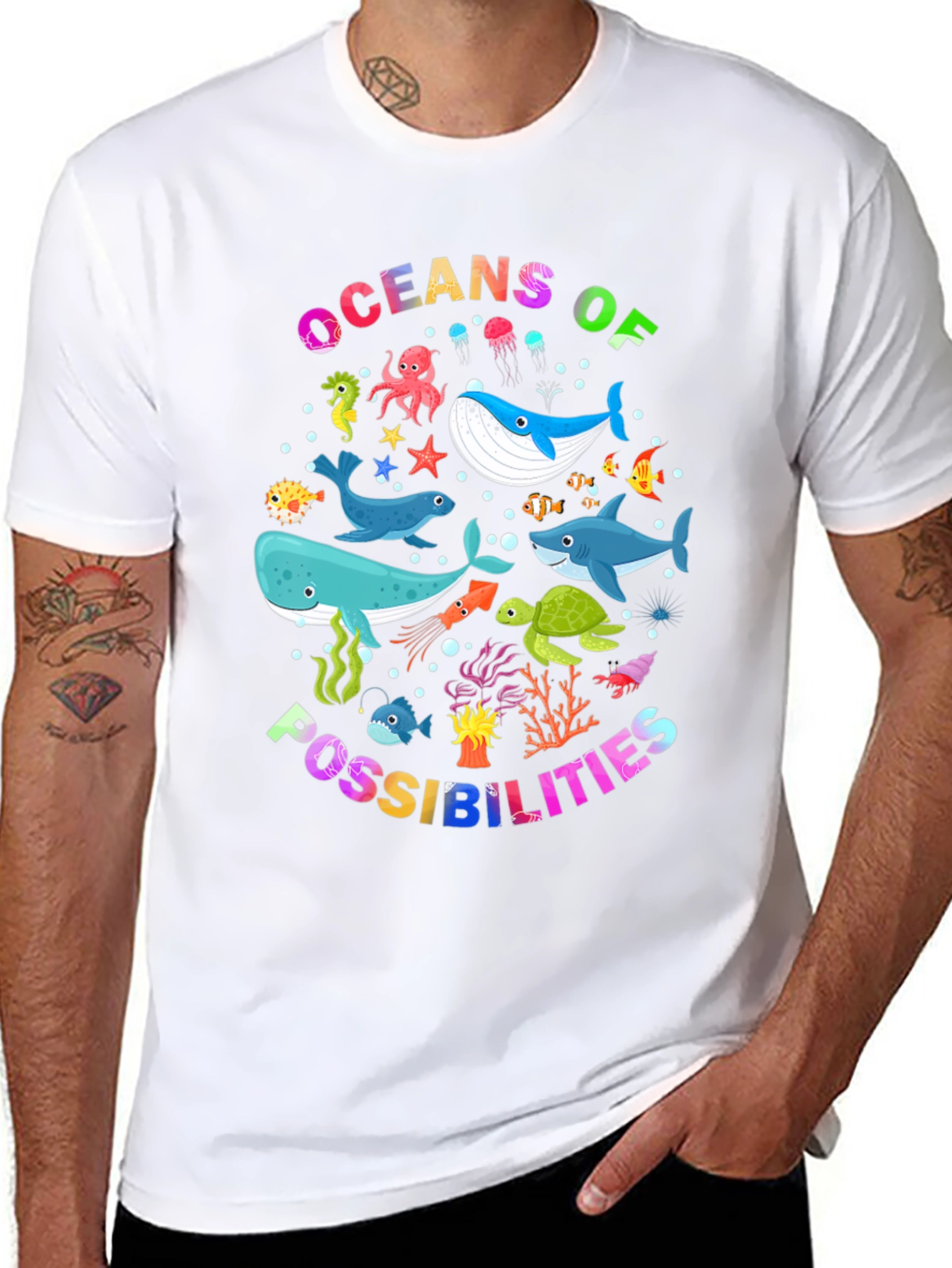 Oceans of Possibilities Graphic Tee - 8