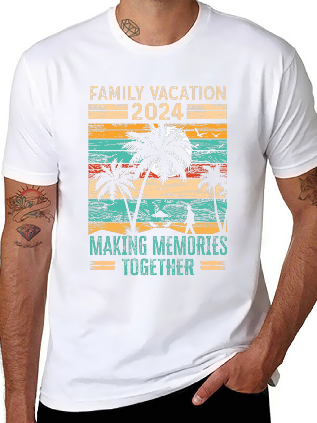 Black Family Vacation 2024 T-Shirt - Making Memories Together view 8