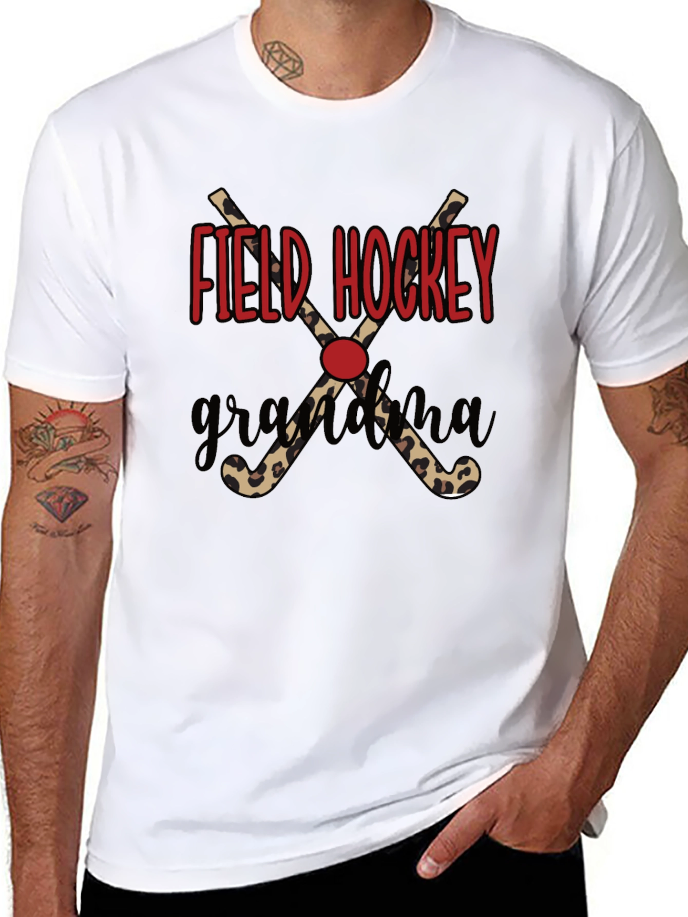 Field Hockey Grandma Graphic Tee - 8