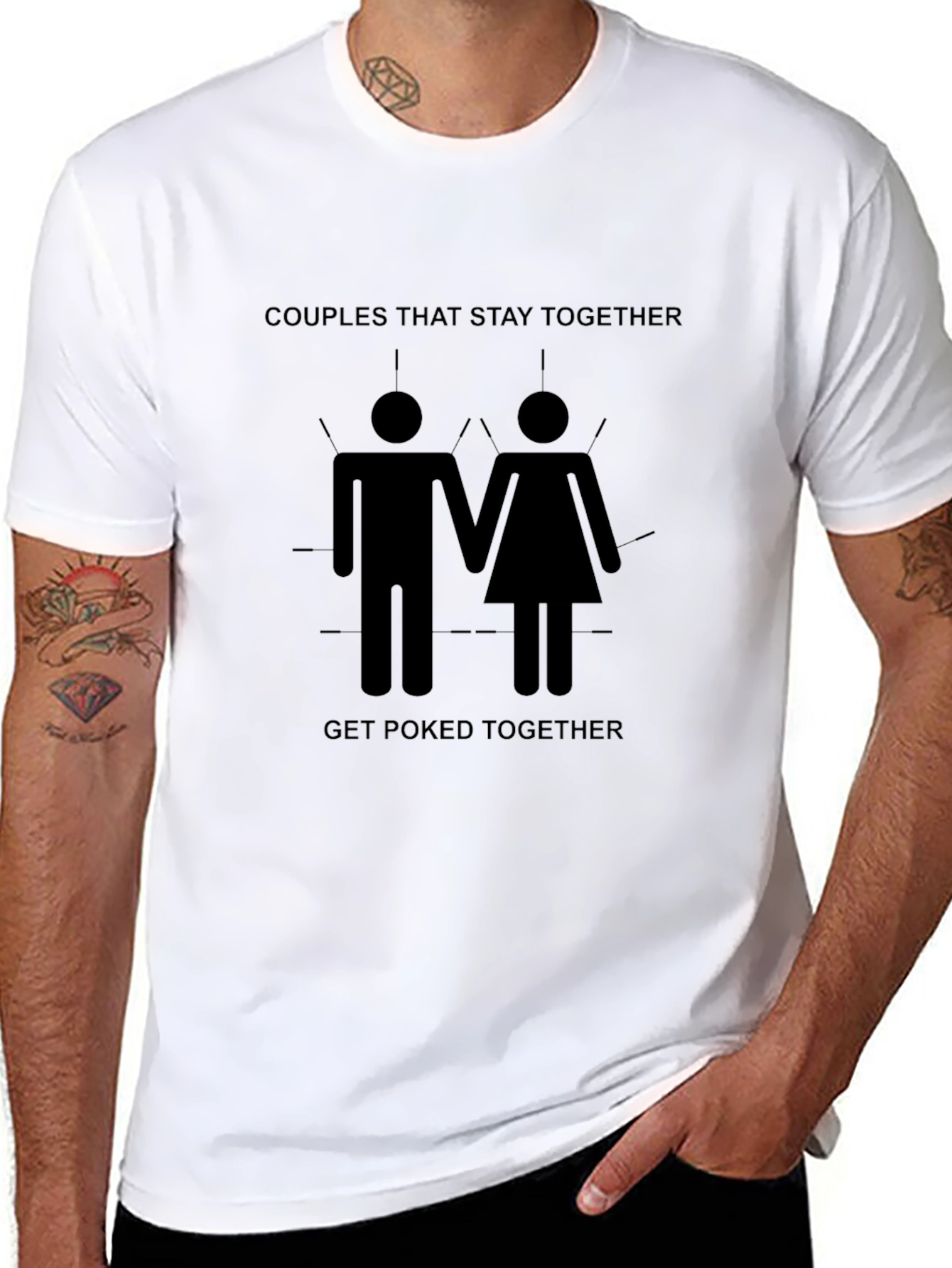 Black Couples Stay Together T-Shirt view 8