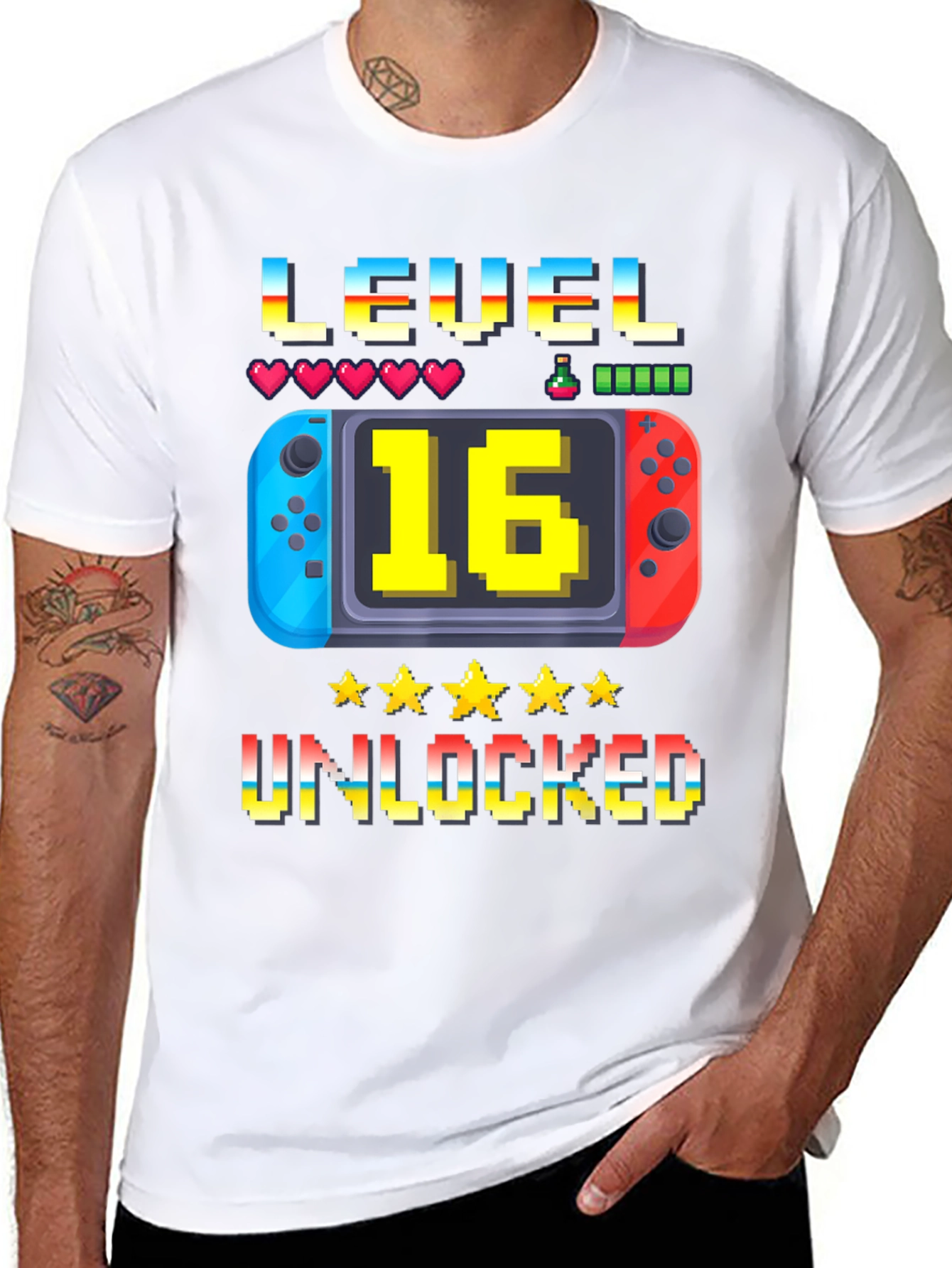 Black Level 16 Unlocked Graphic Tee view 8