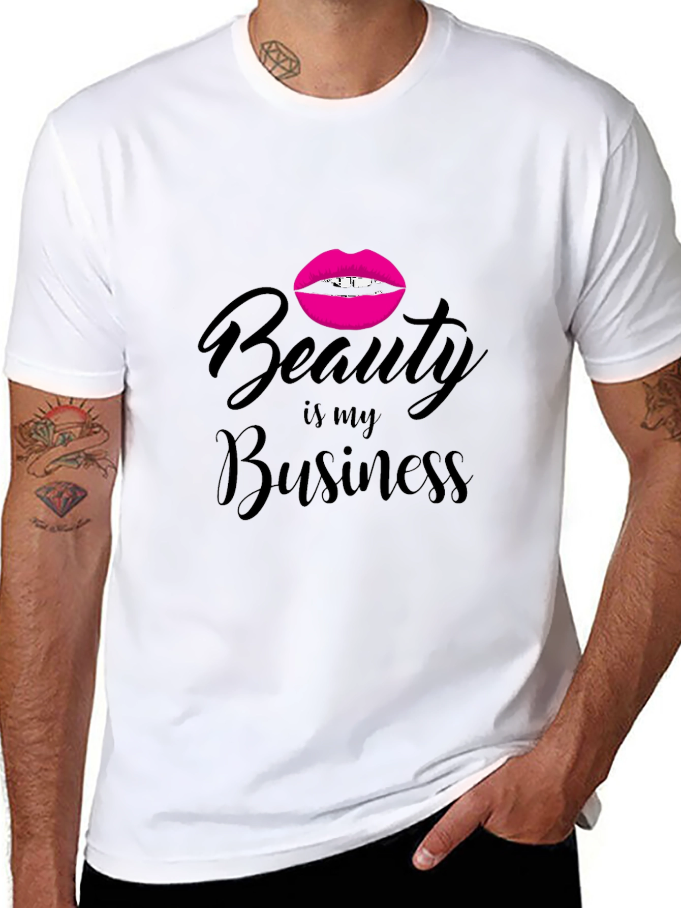 Black Beauty Is My Business Graphic T-Shirt - Black view 8