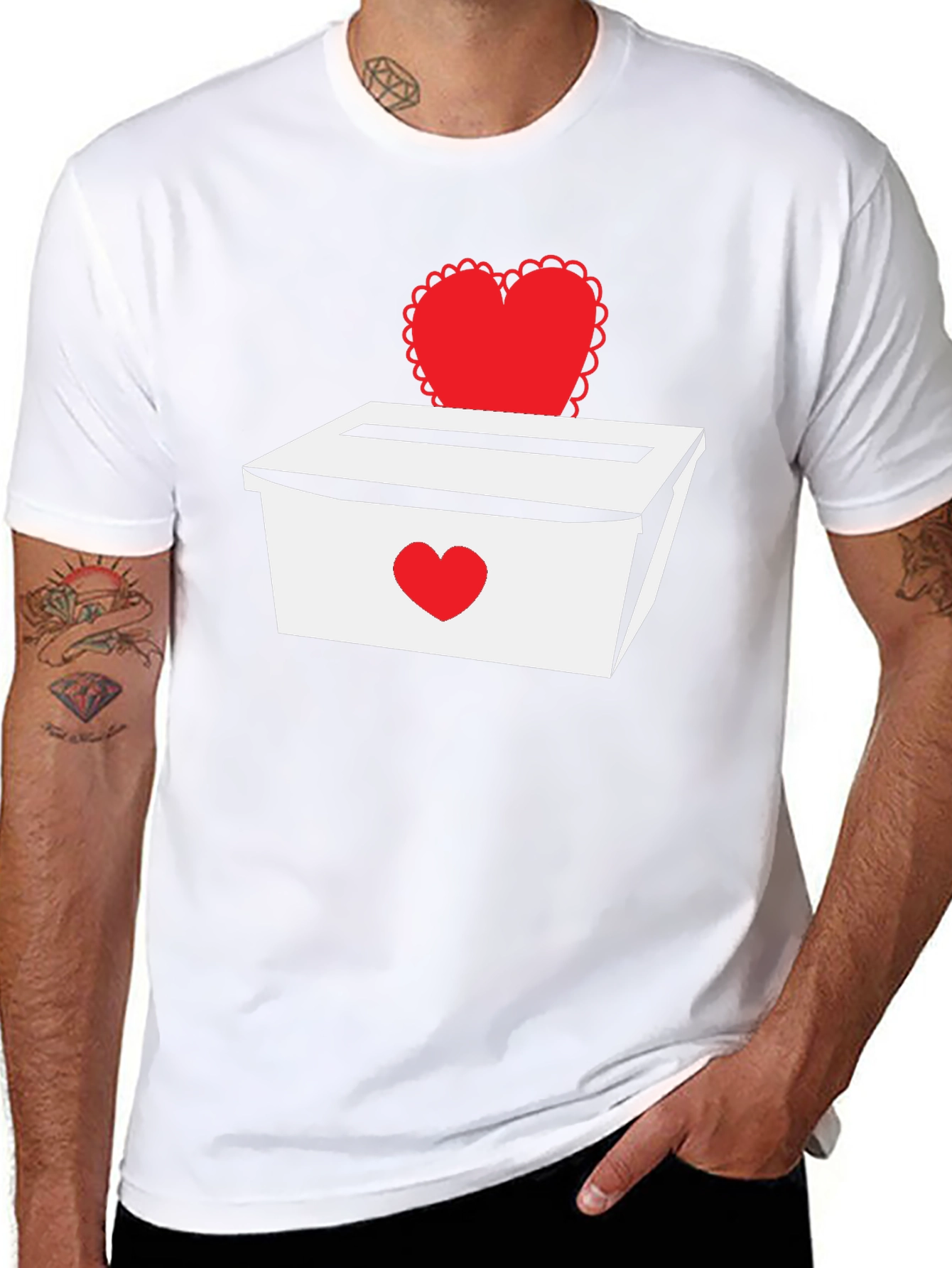 Black Love Gift Box Tee view 8