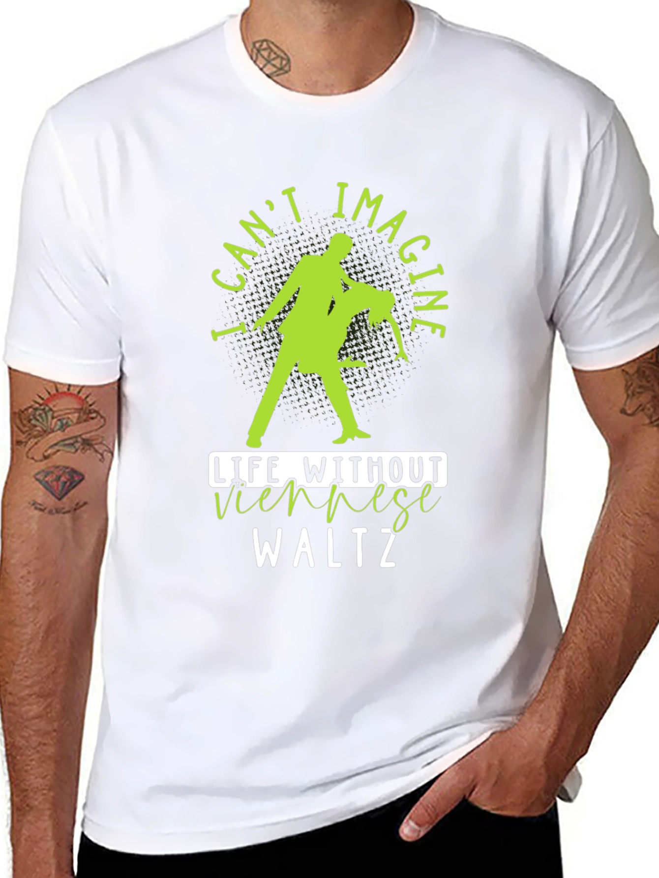 Black Viennese Waltz T-Shirt - Dance Lovers Tee view 8
