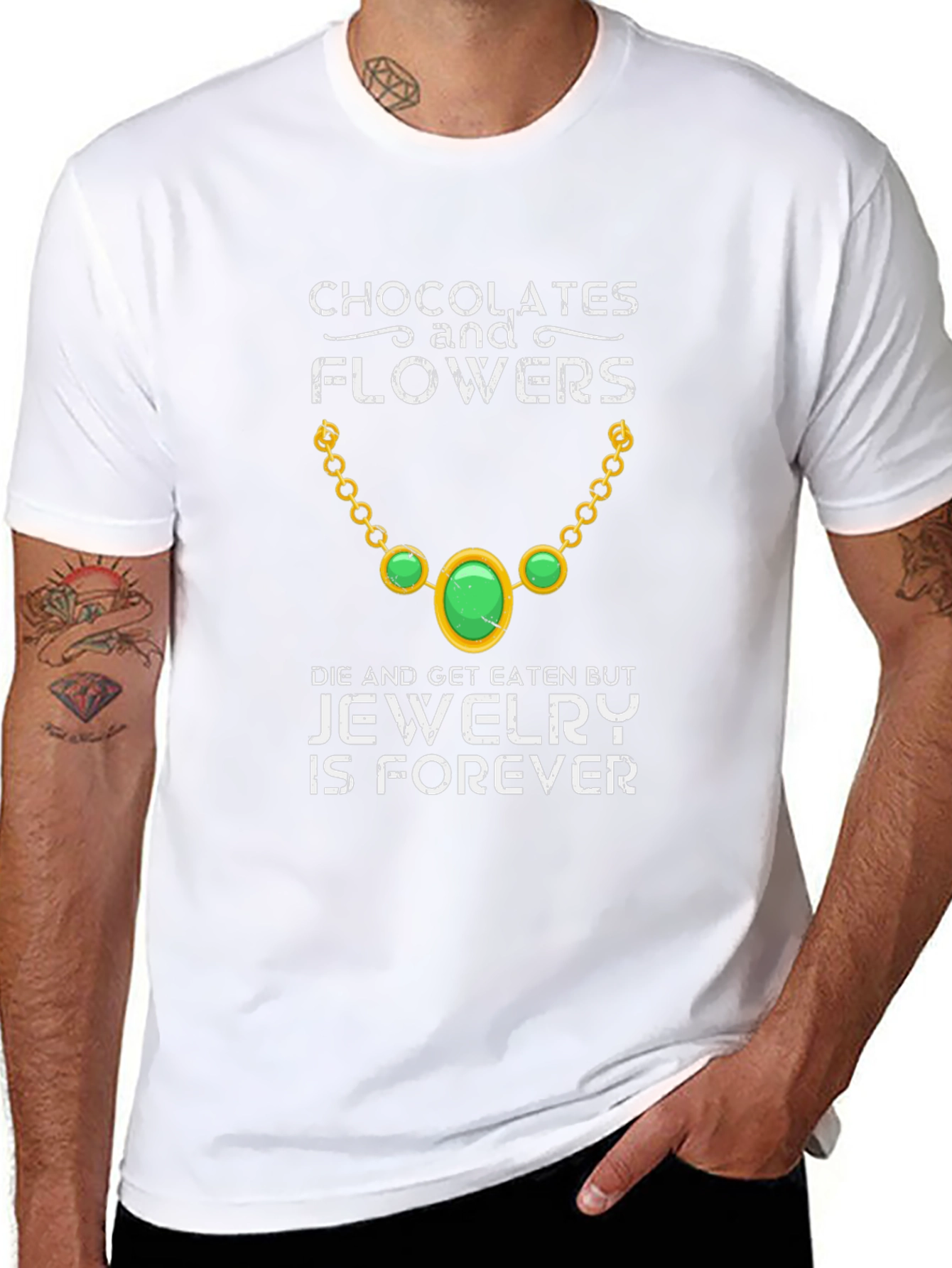 Black Jewelry is Forever Graphic Tee view 8