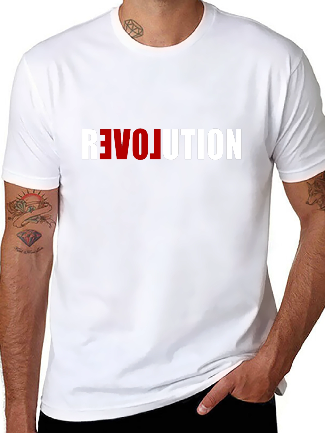 Black Revolution T-Shirt: Bold Graphic Tee view 8