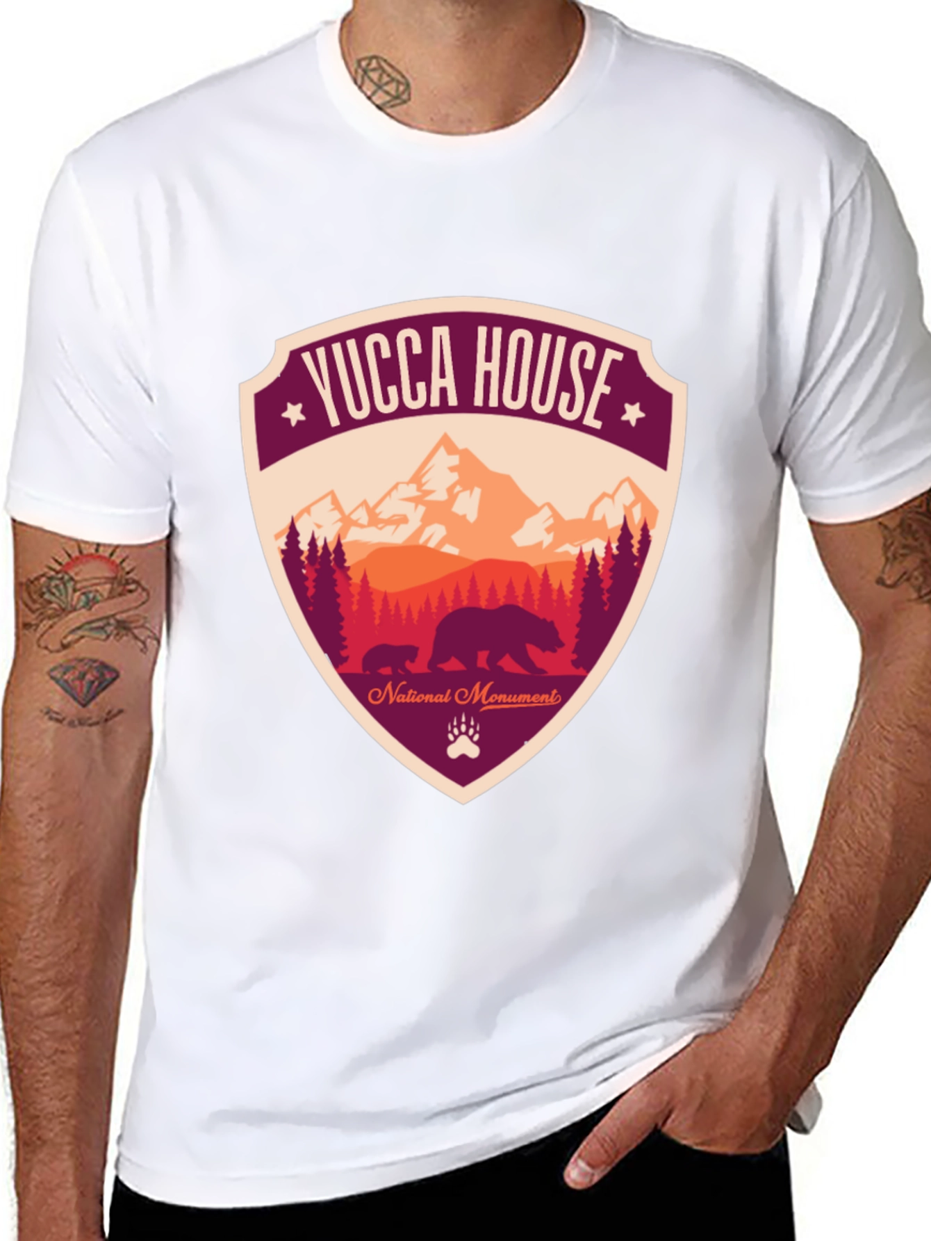 Black Yucca House National Monument T-Shirt view 8