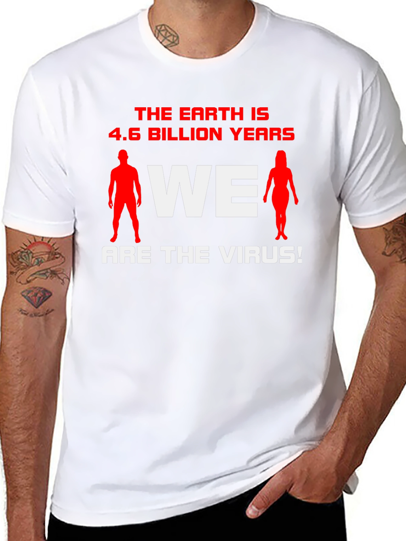Black Earth 4.6 Billion Years T-Shirt view 8