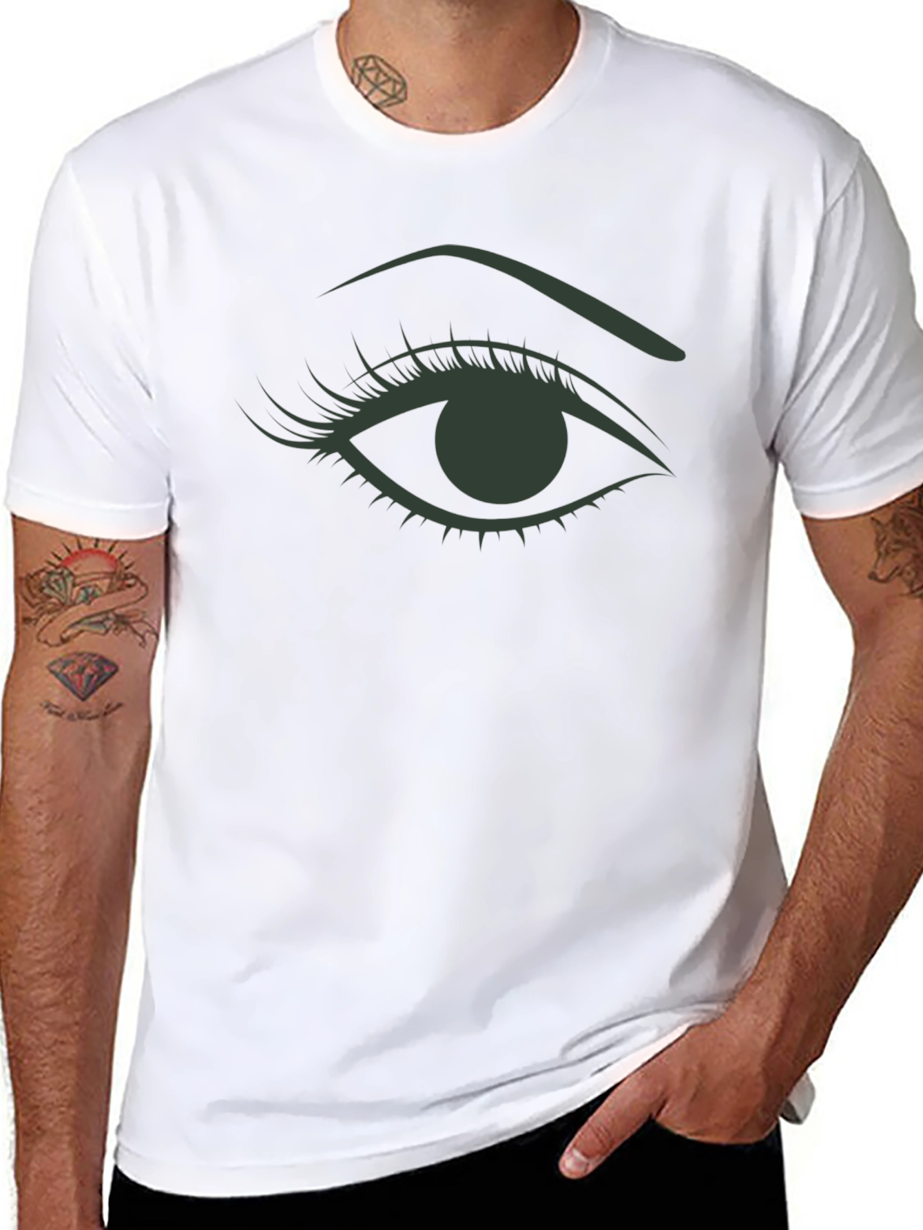 Black Eye Graphic T-Shirt - Stylish Unisex Tee view 8