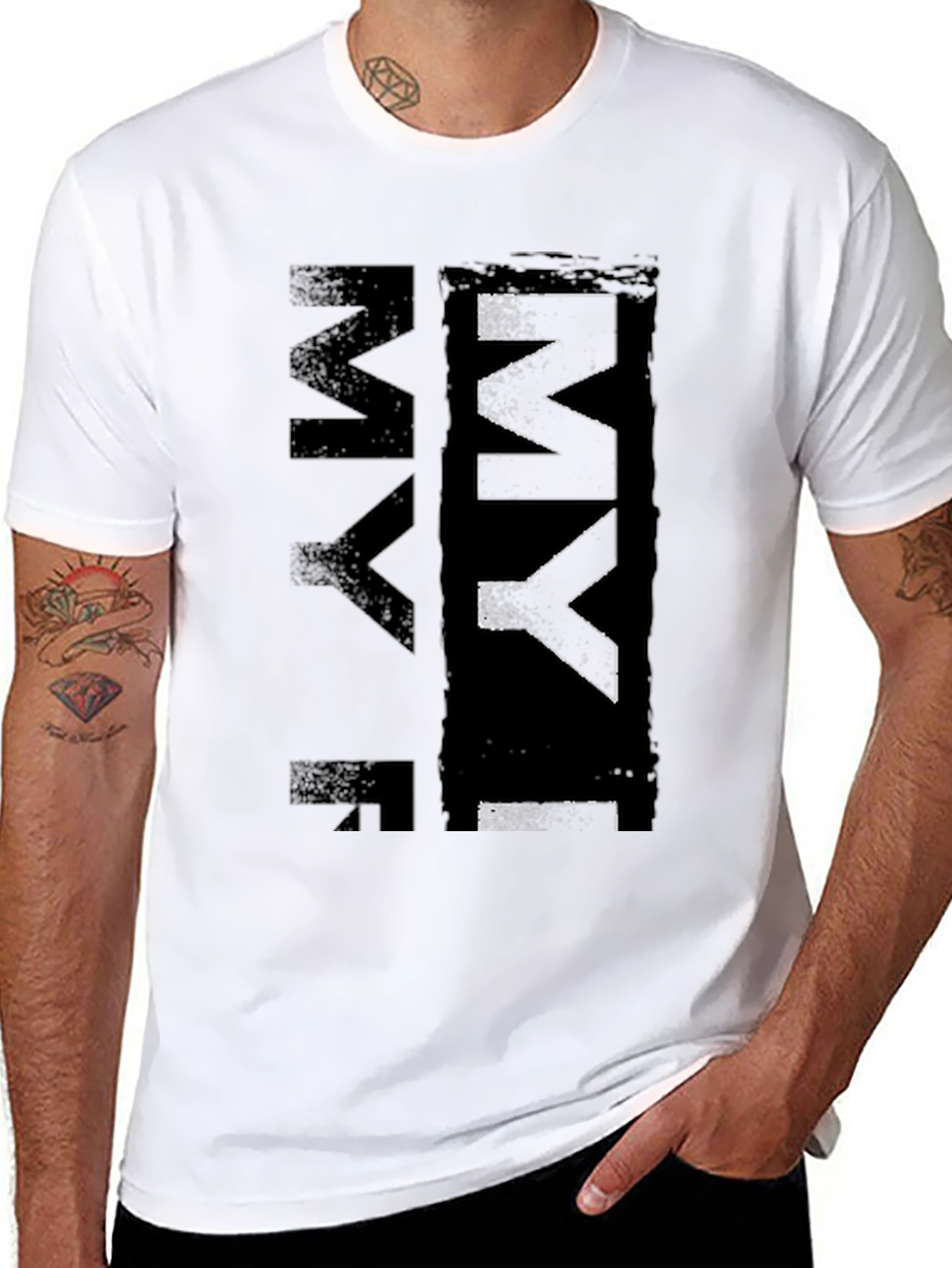 Black Grunge MYF Black T-Shirt - Urban Style view 8