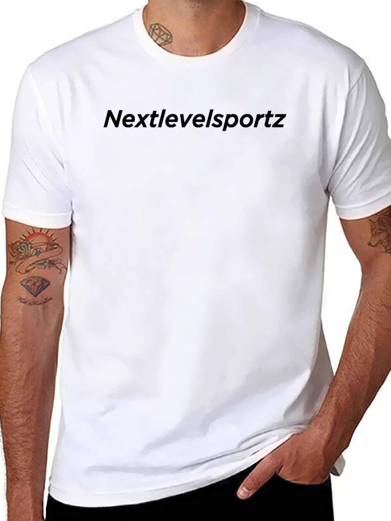 Nextlevelsportz Black Graphic Tee - Comfortable Fit - 8