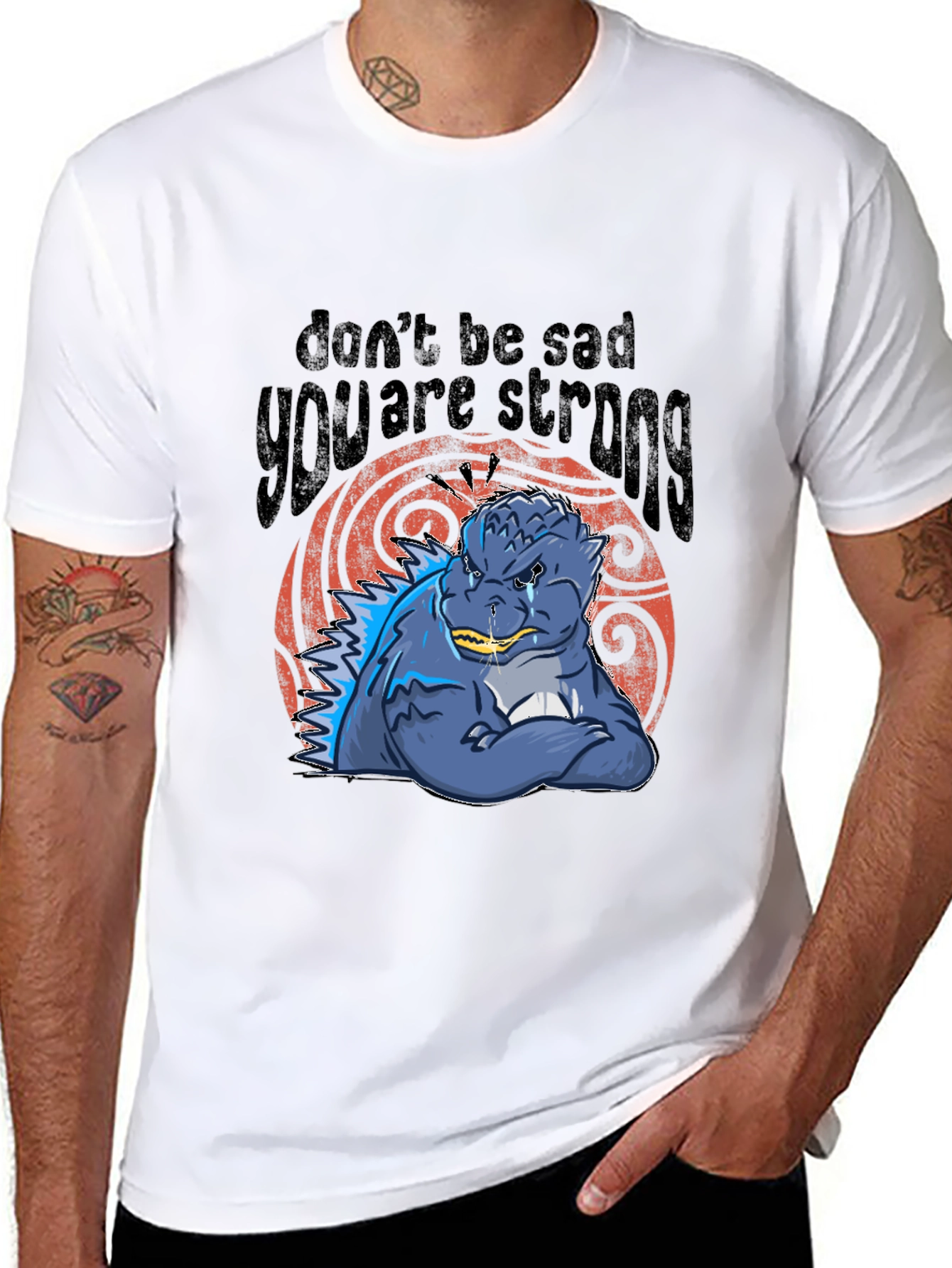 Don't Be Sad Godzilla T-Shirt - 8