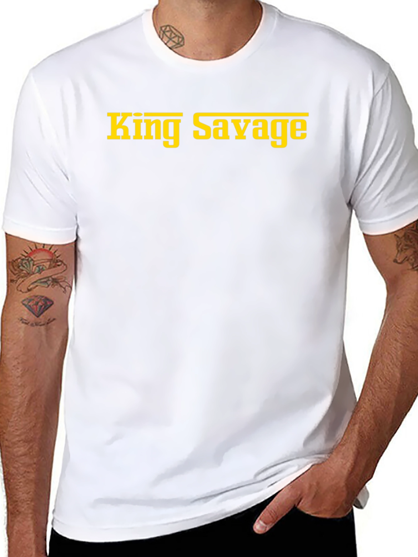 King Savage Graphic T-Shirt - Bold Statement Tee - 8