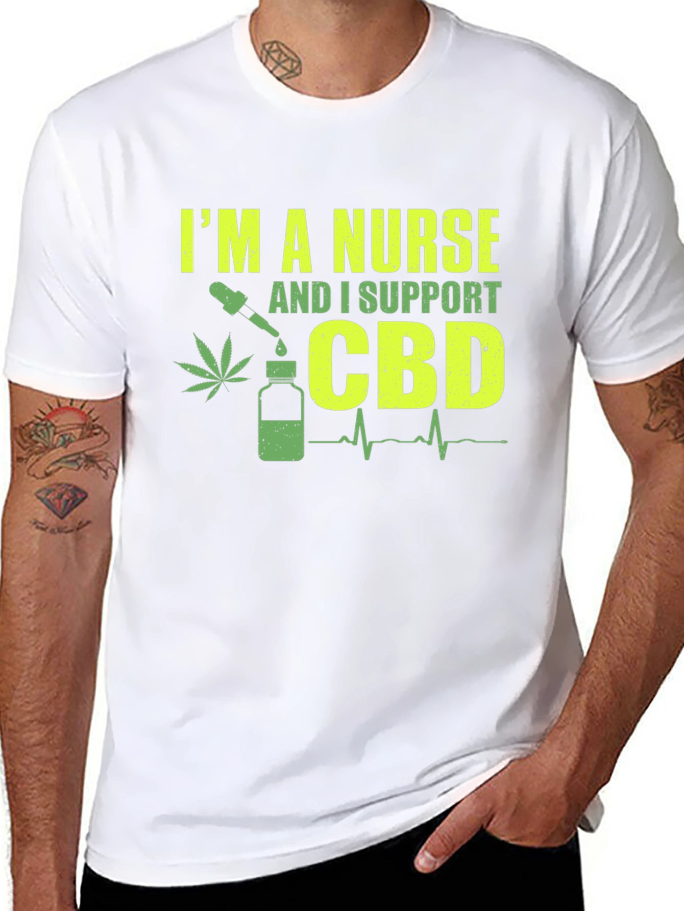 I'm a Nurse CBD Support T-Shirt - 8