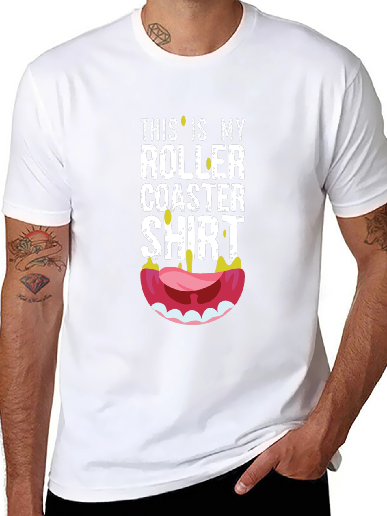 Black Roller Coaster Shirt Funny Theme Park Tee view 8