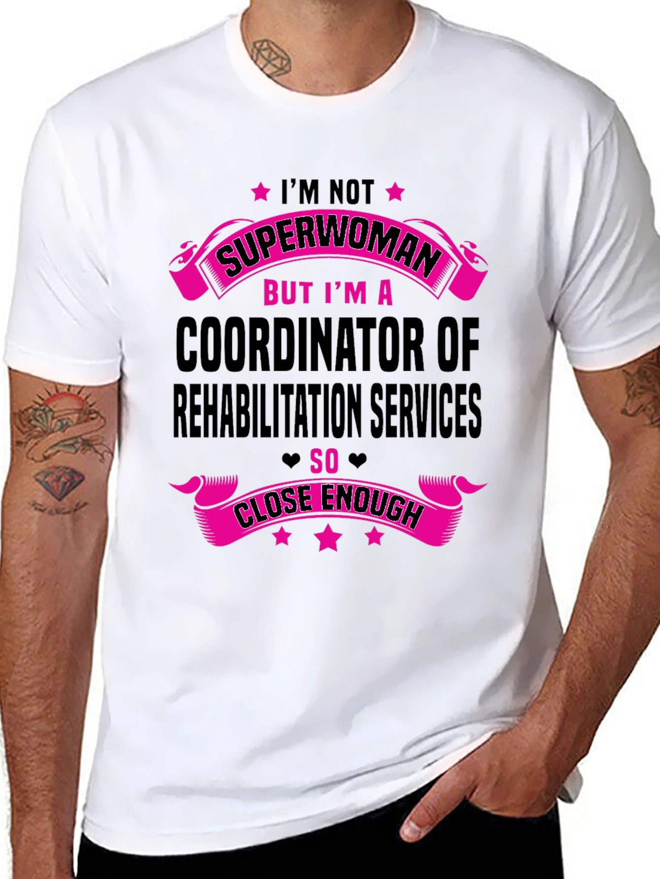 Black Superwoman Coordinator T-Shirt view 8