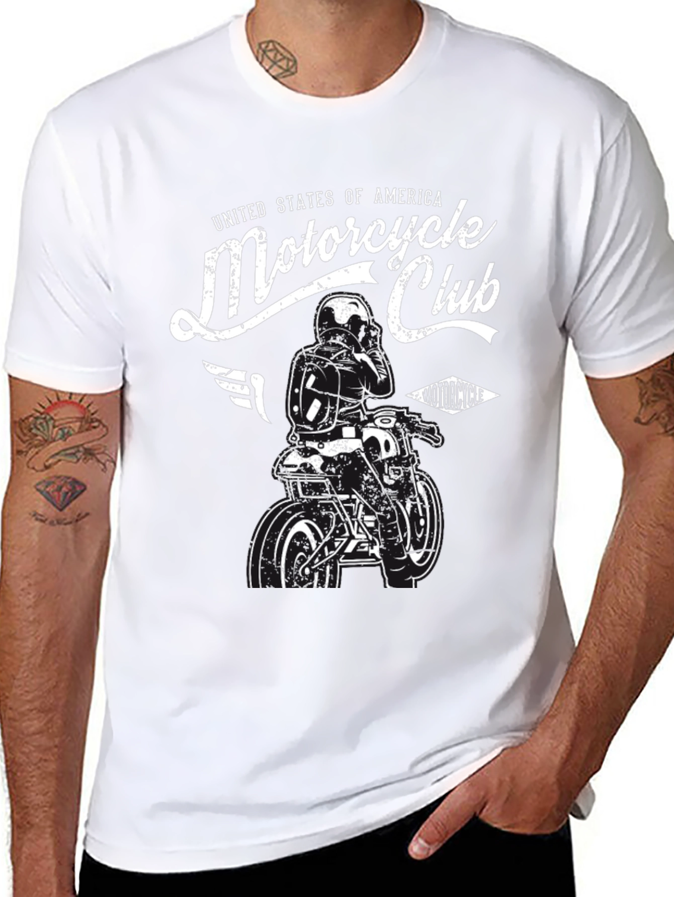 Motorcycle Club Graphic Tee - United States of America - 8