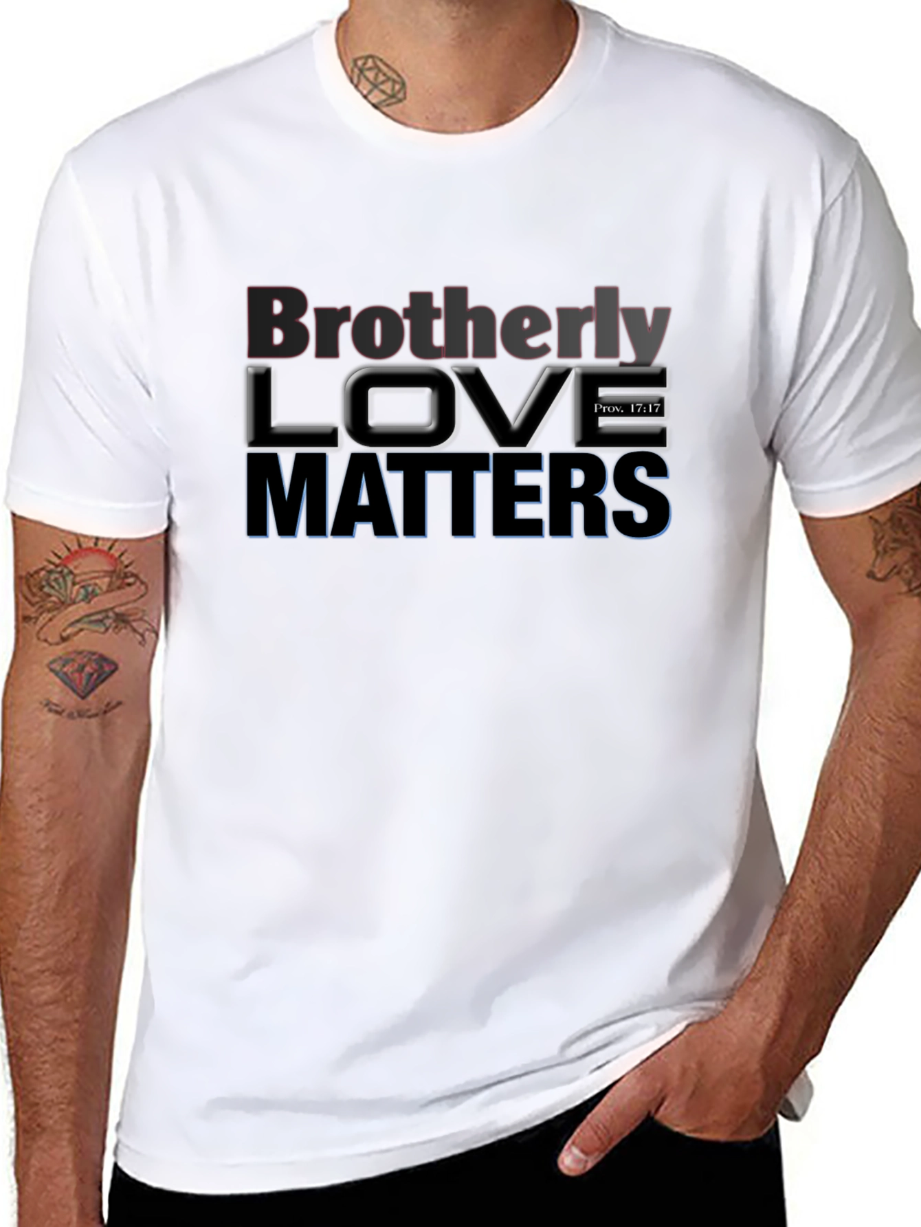 Brotherly Love Matters Graphic Tee - 8