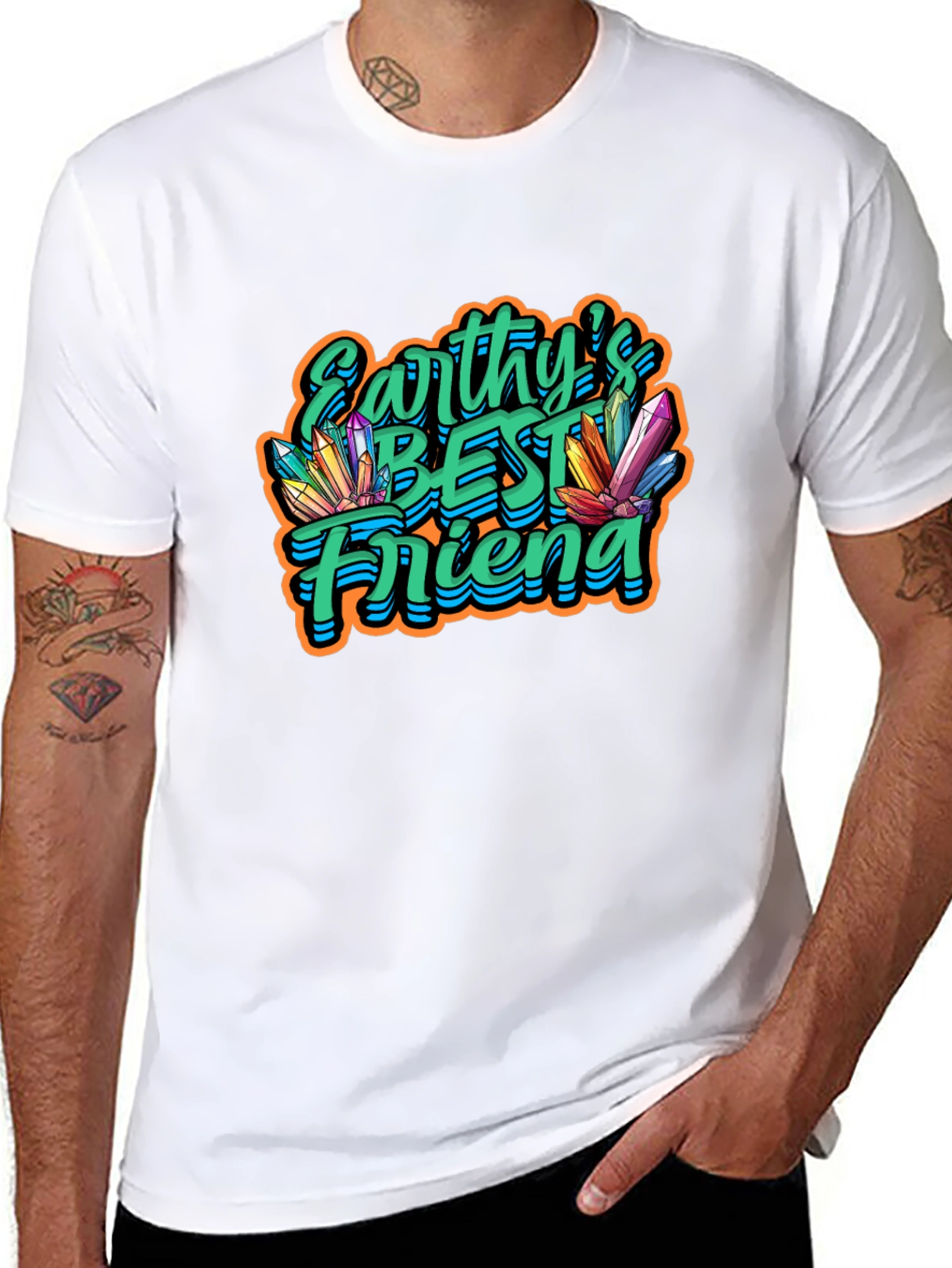 Black Earthy's Best Friend Graphic Tee view 8