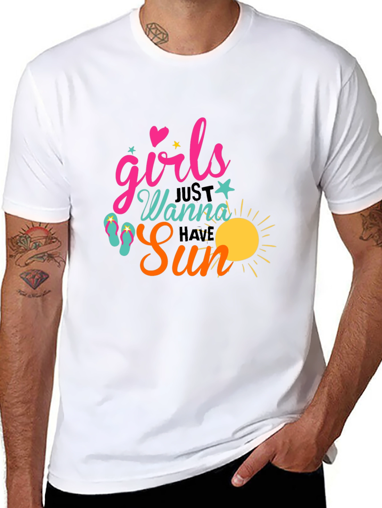 Black Girls Wanna Have Sun Graphic T-Shirt view 8