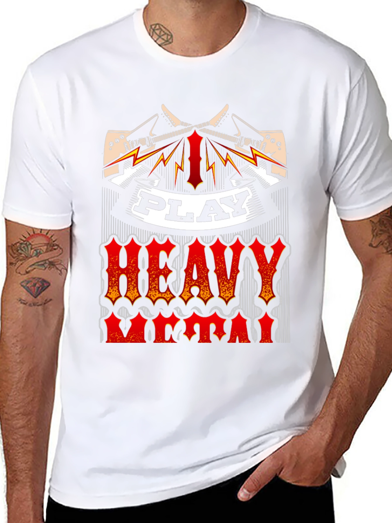 Play Heavy Metal T-Shirt - Rock Music Tee - 8