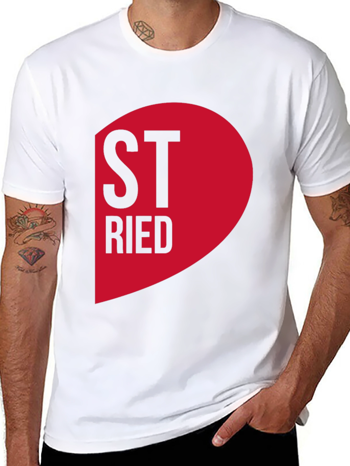 Black Best Friend Married Half Heart T-Shirt view 8