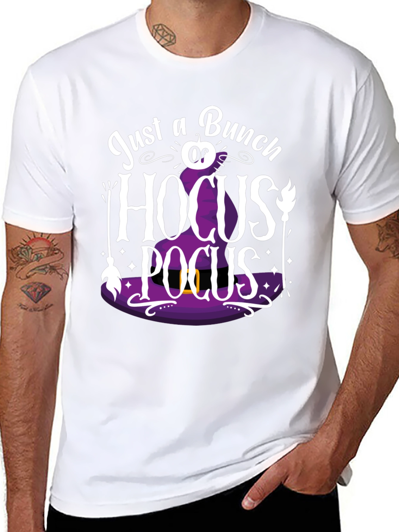 Black Hocus Pocus Halloween Graphic Tee view 8