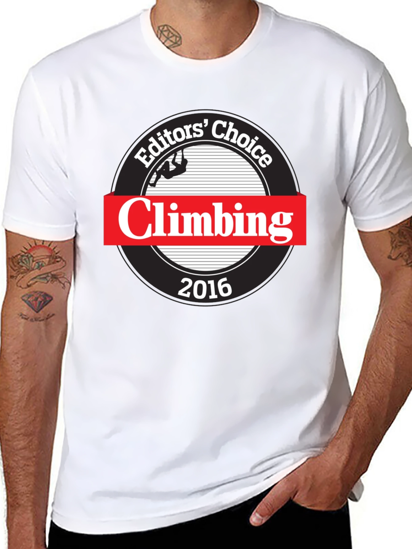 Black Editor's Choice Climbing 2016 Black T-Shirt view 8