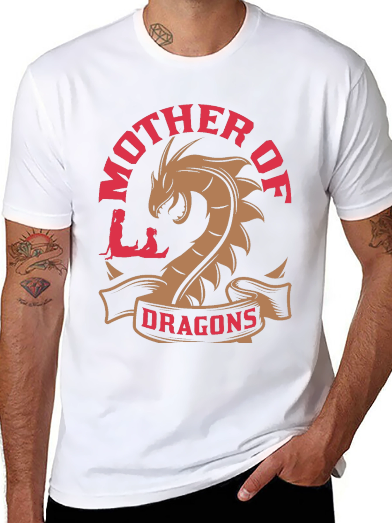 Black Mother of Dragons Graphic Tee view 8