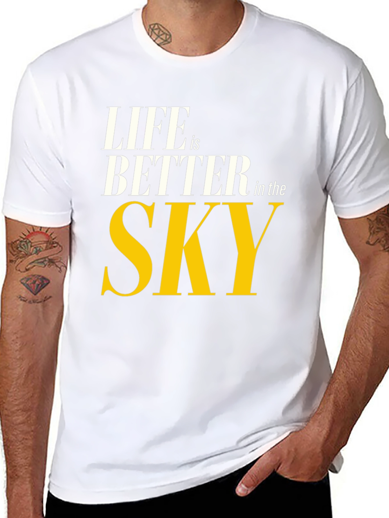 Black Life is Better in the Sky T-Shirt view 8