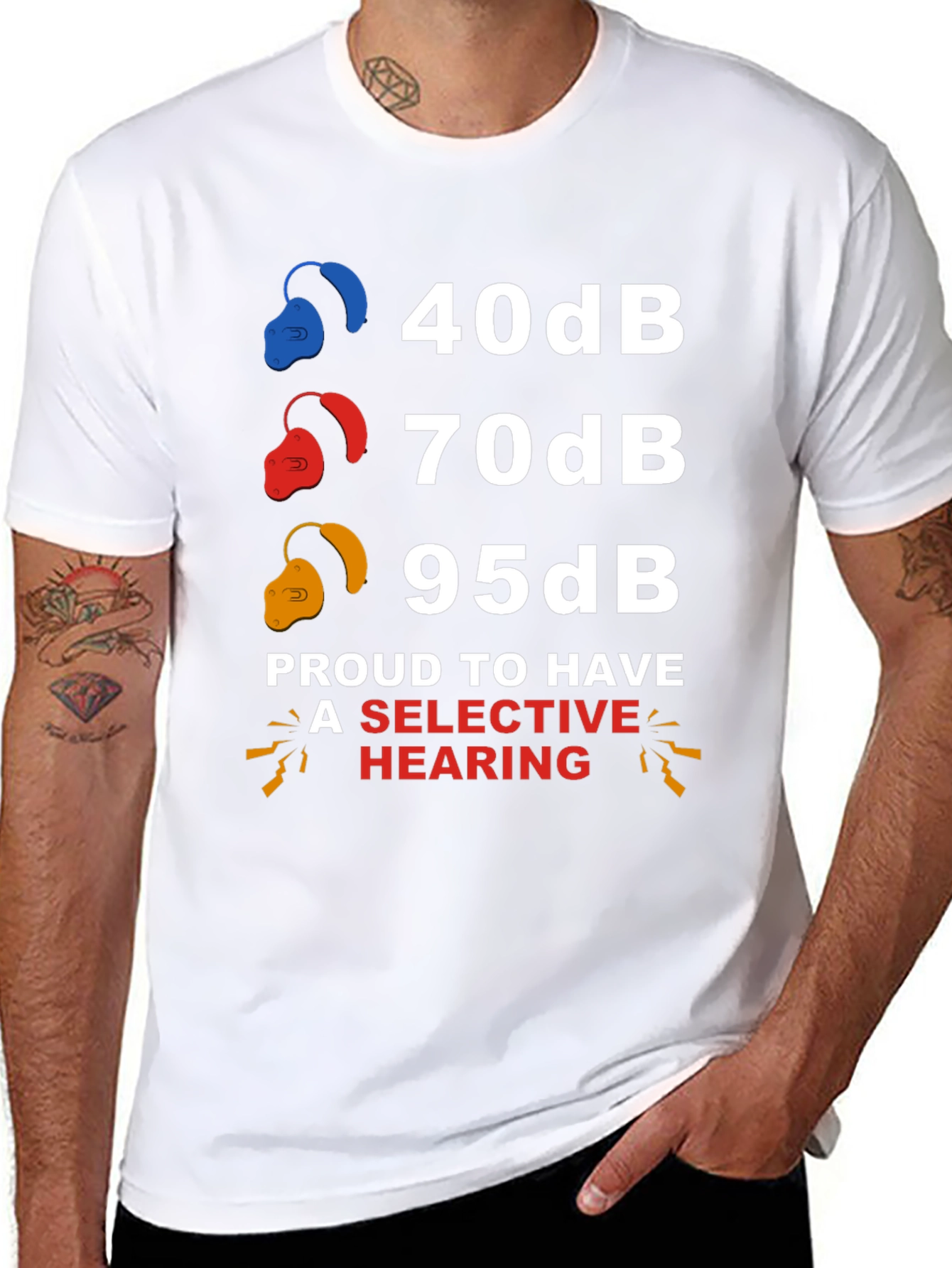 Selective Hearing T-Shirt: Funny Audiology Humor - 8