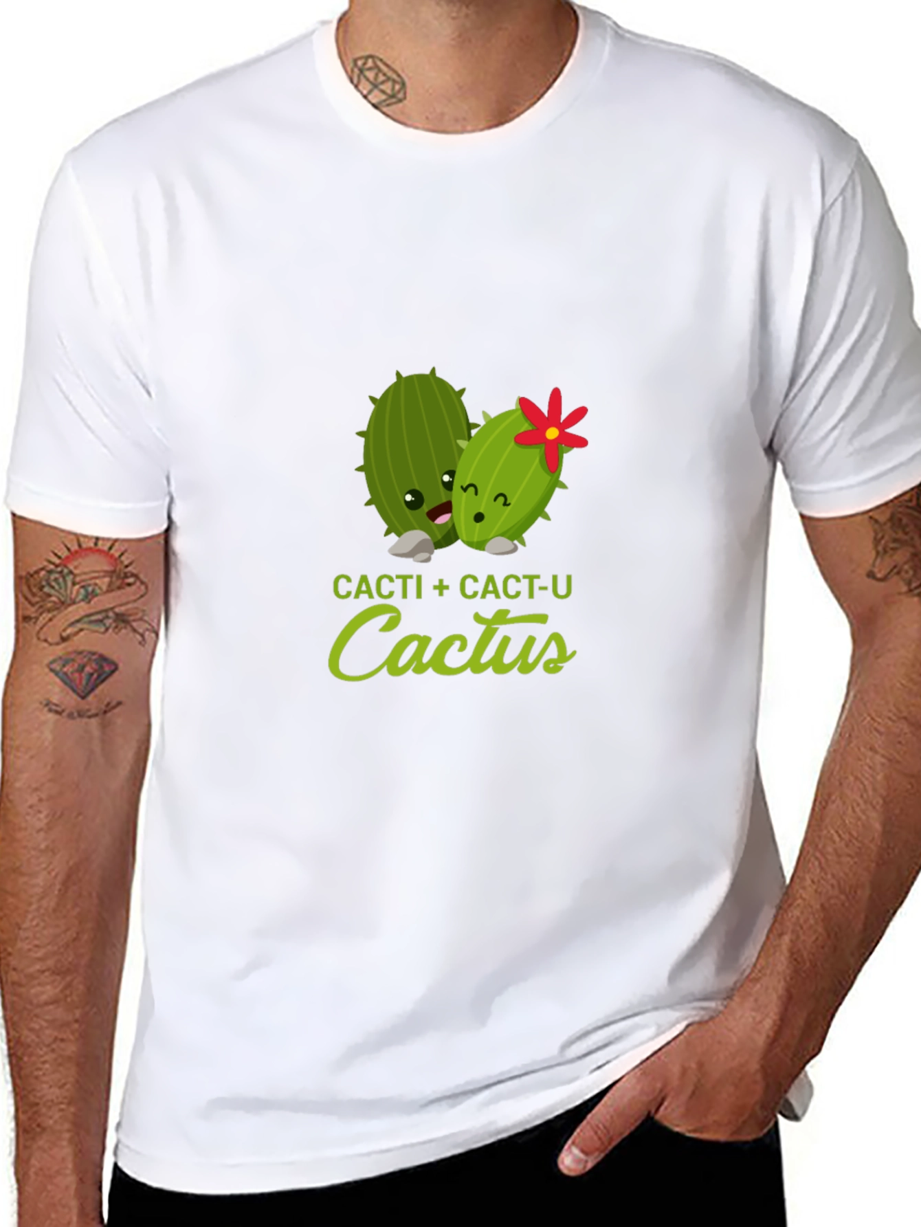 Cacti + Cact-U Cactus Graphic Tee - Black Cotton T-Shirt - 8