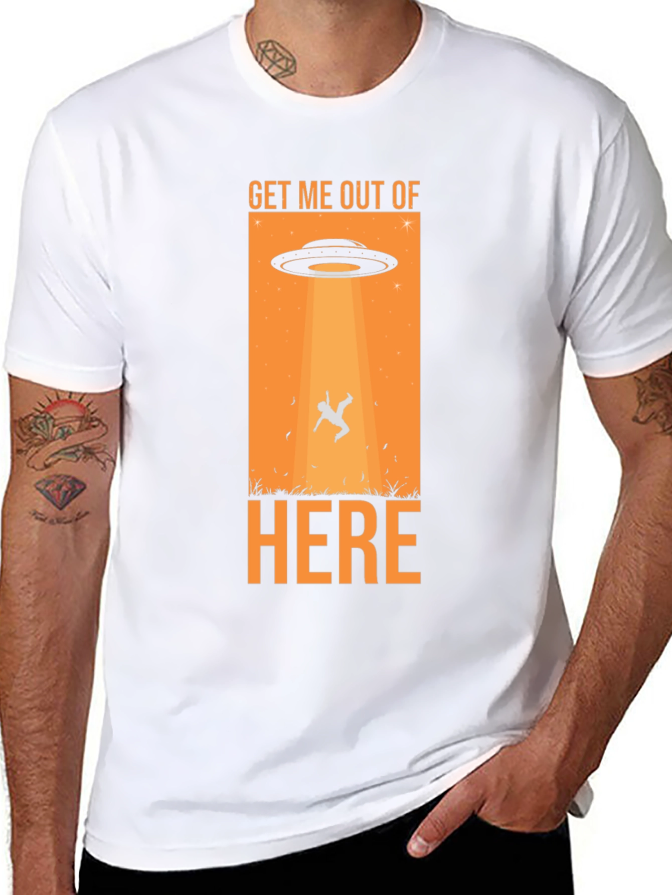 Get Me Out Of Here UFO T-Shirt - 8
