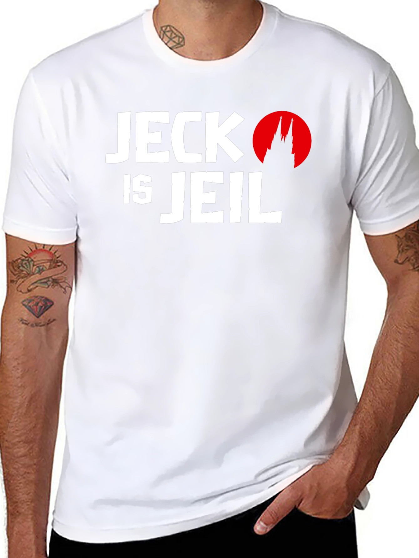 Black Jeck is Jeil T-Shirt - Black Crew Neck Graphic Tee view 8