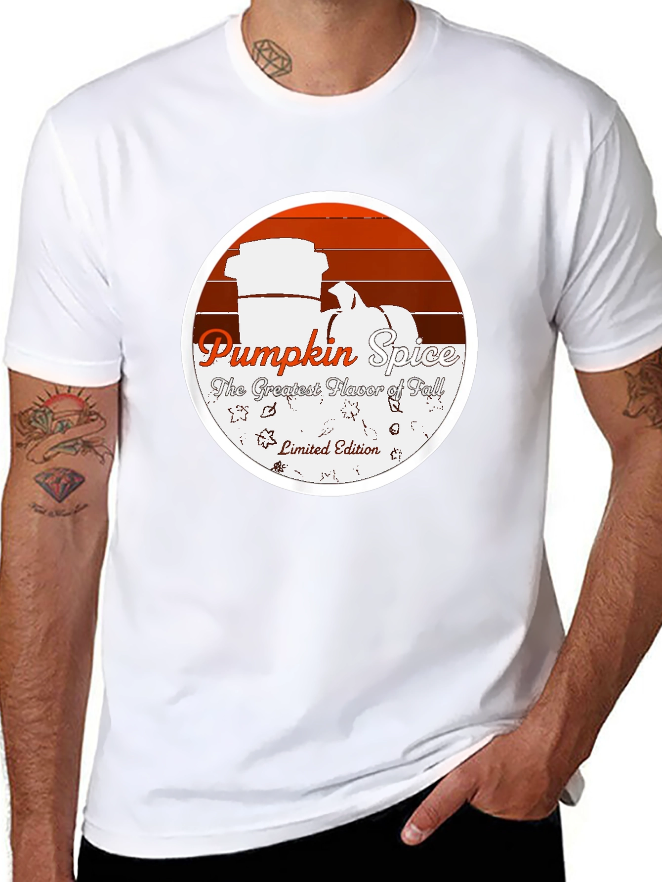 Black Pumpkin Spice Fall Limited Edition T-Shirt view 8