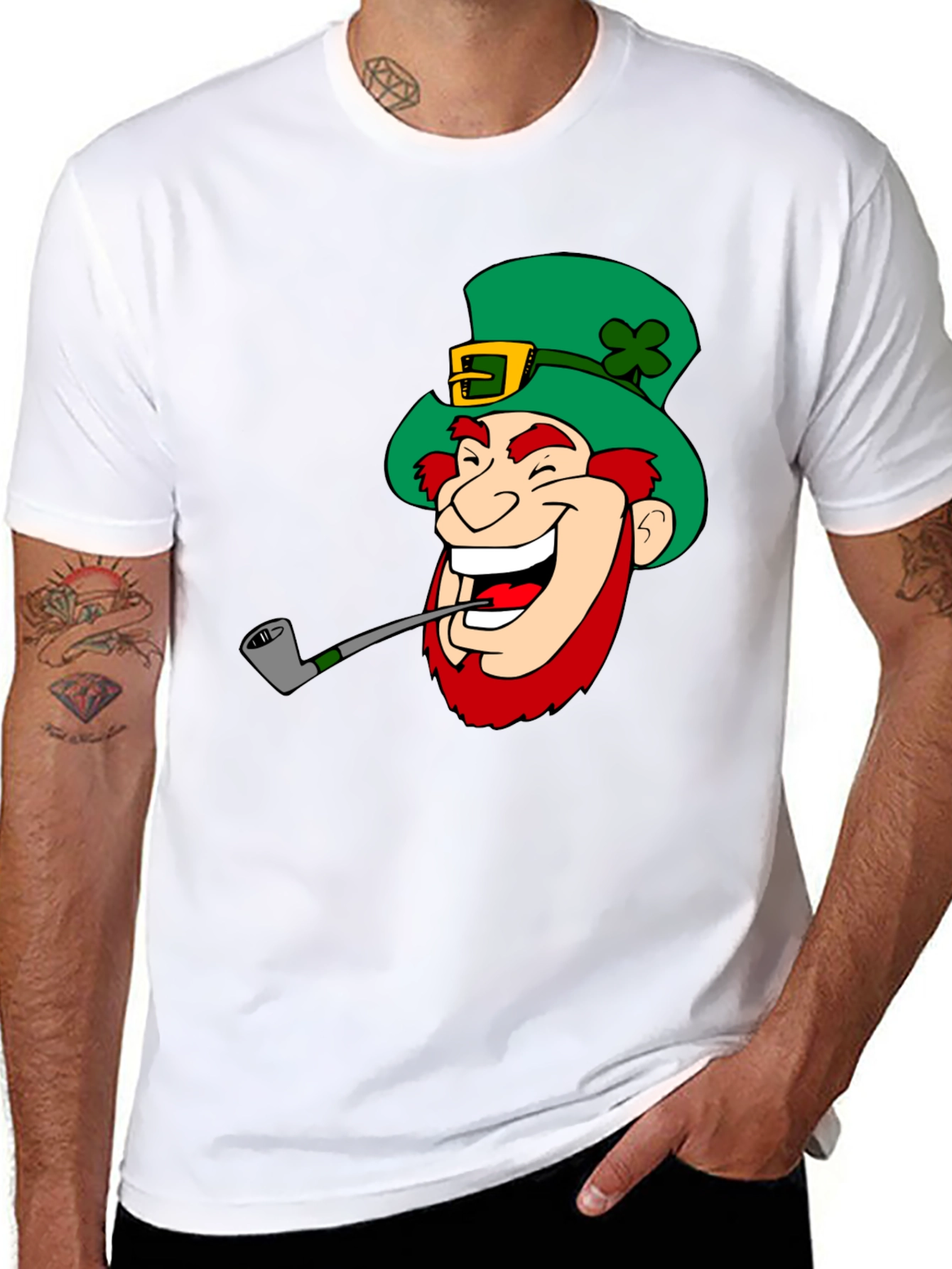Lucky Leprechaun Graphic T-Shirt - St. Patrick's Day - 8