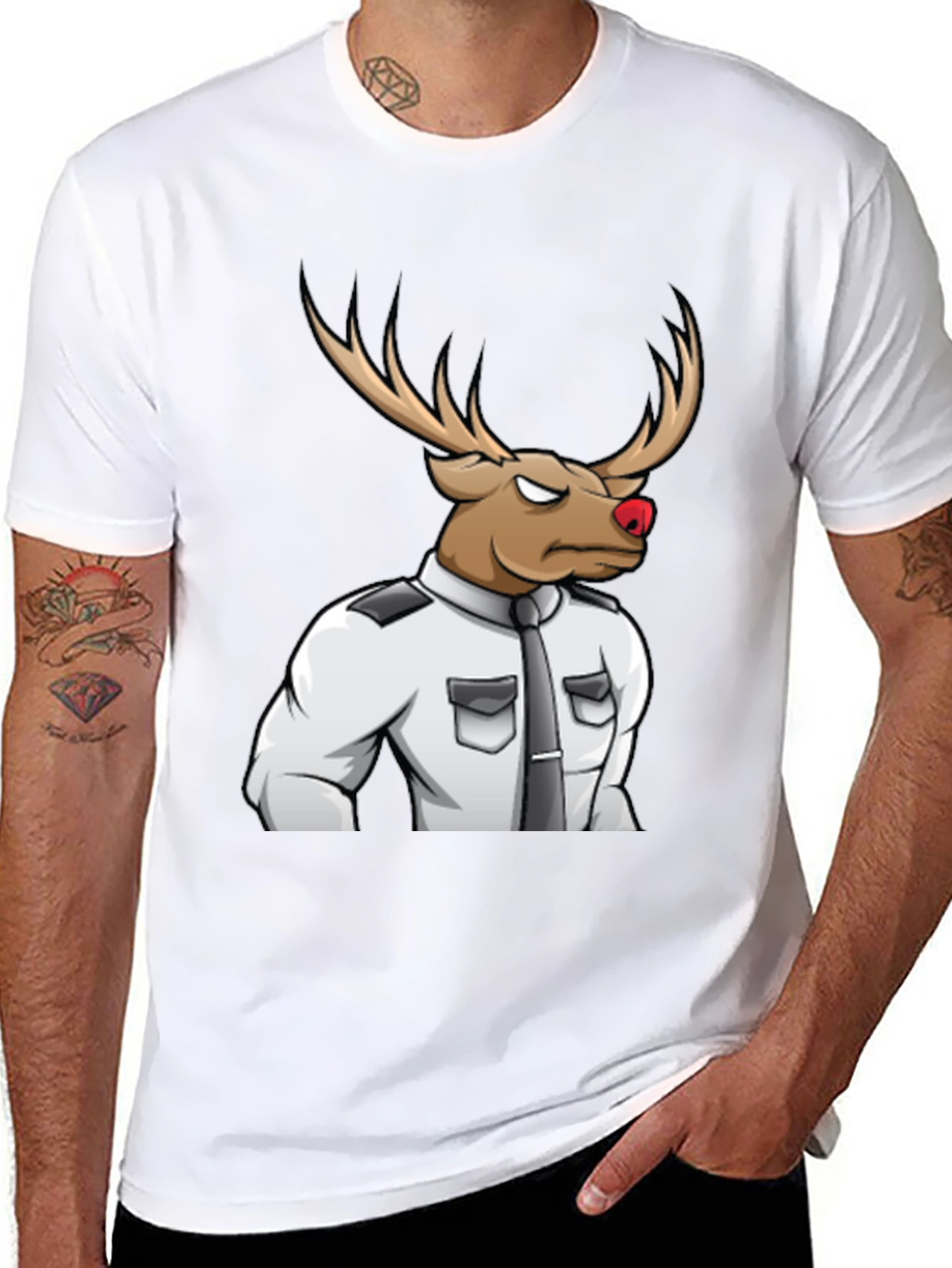 Black Rudolph Security Black T-Shirt view 8