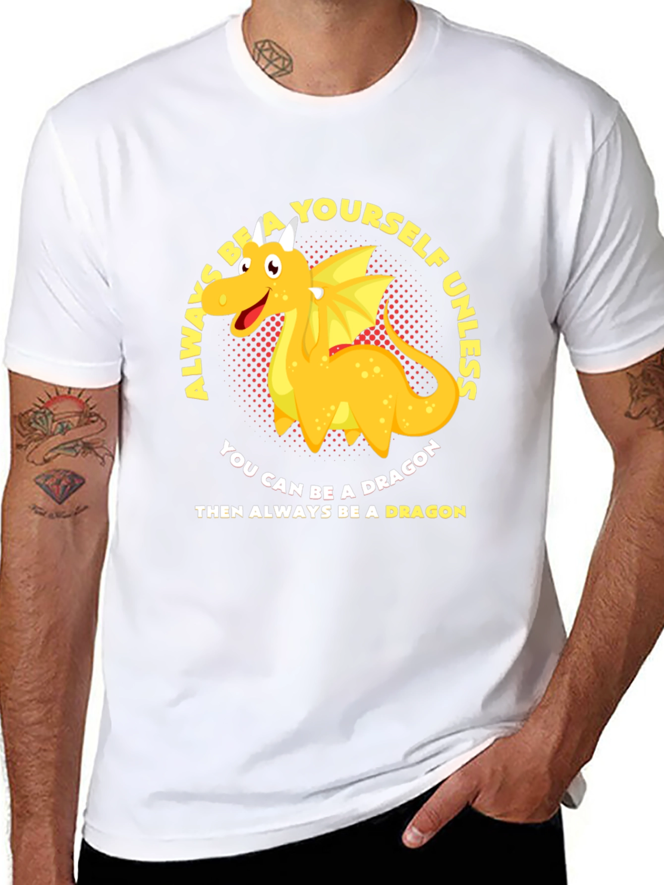 Black Dragon T-Shirt: Always Be Yourself (Unless...) view 8