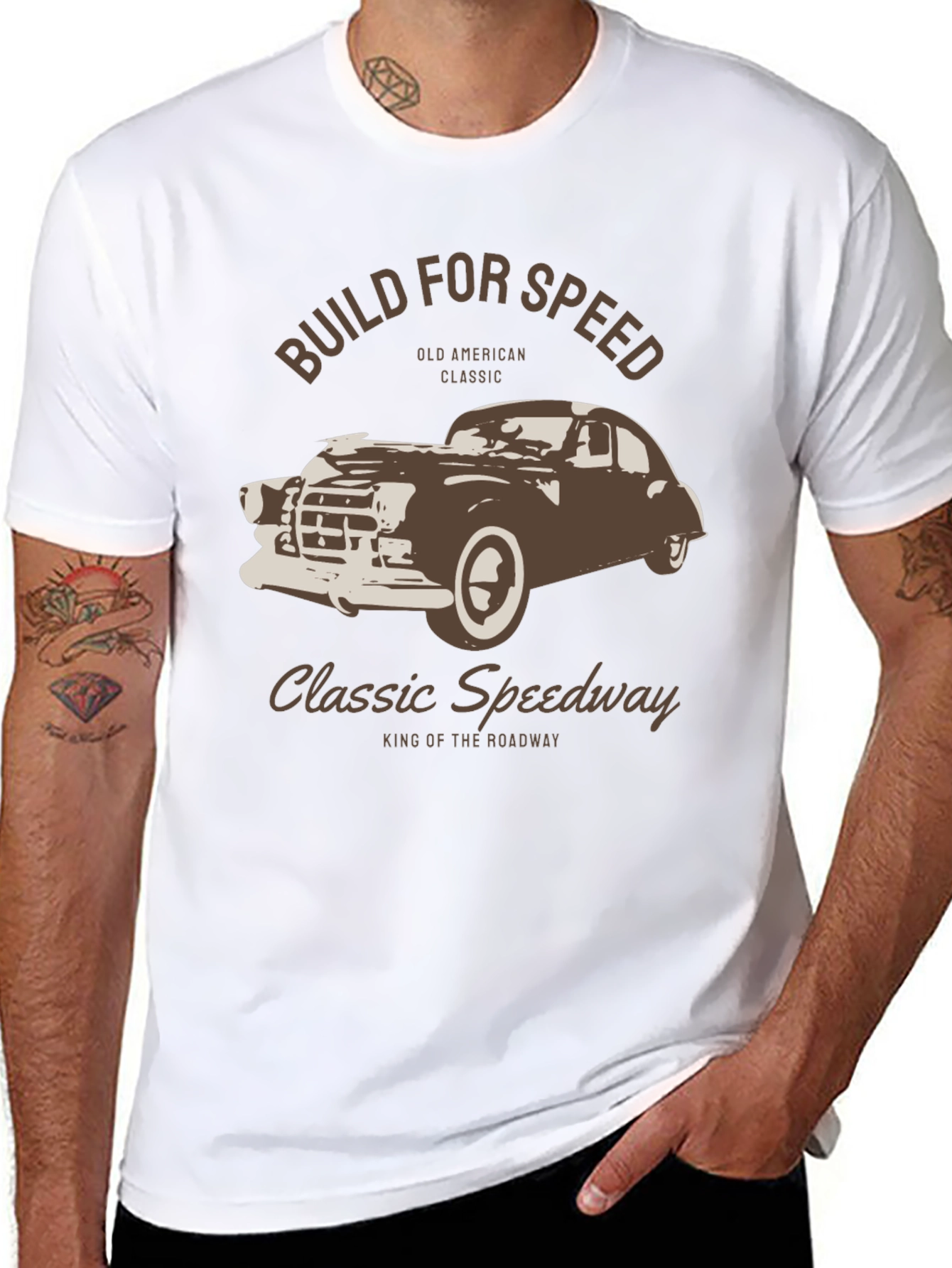 Black Classic Speedway Graphic T-Shirt view 8